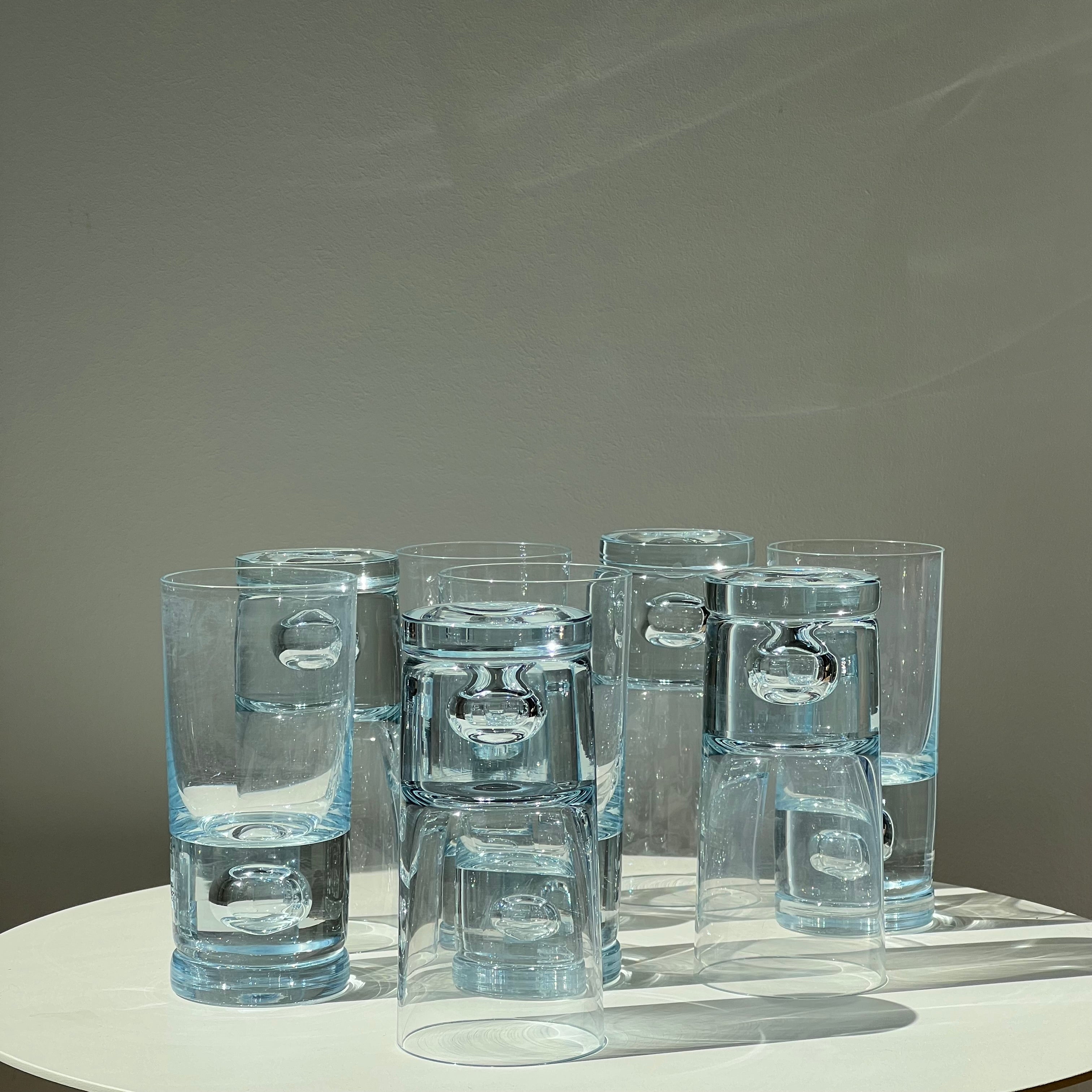 Baby Blue Bubble Glasses (4x)