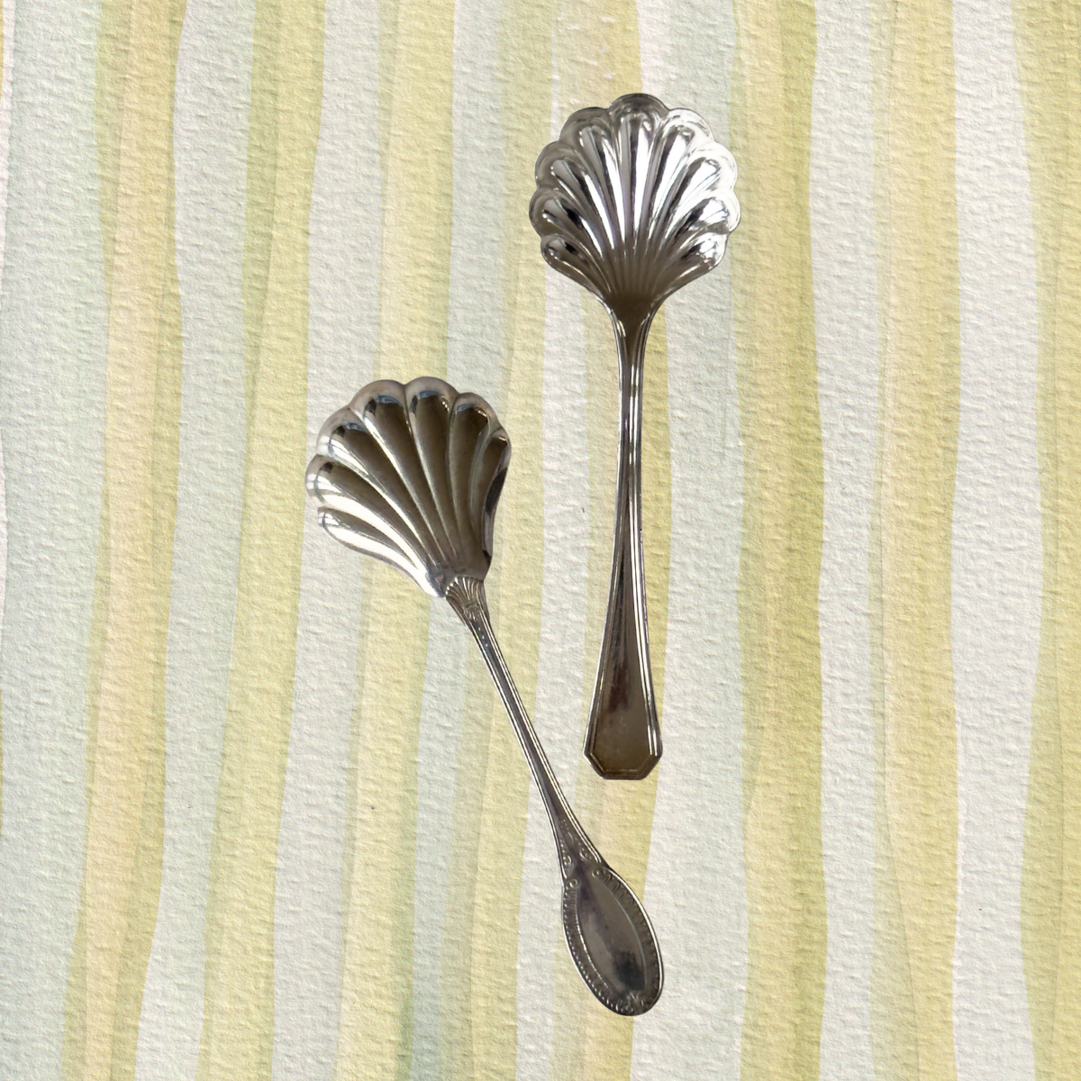 Silver-plated Shell Spoon