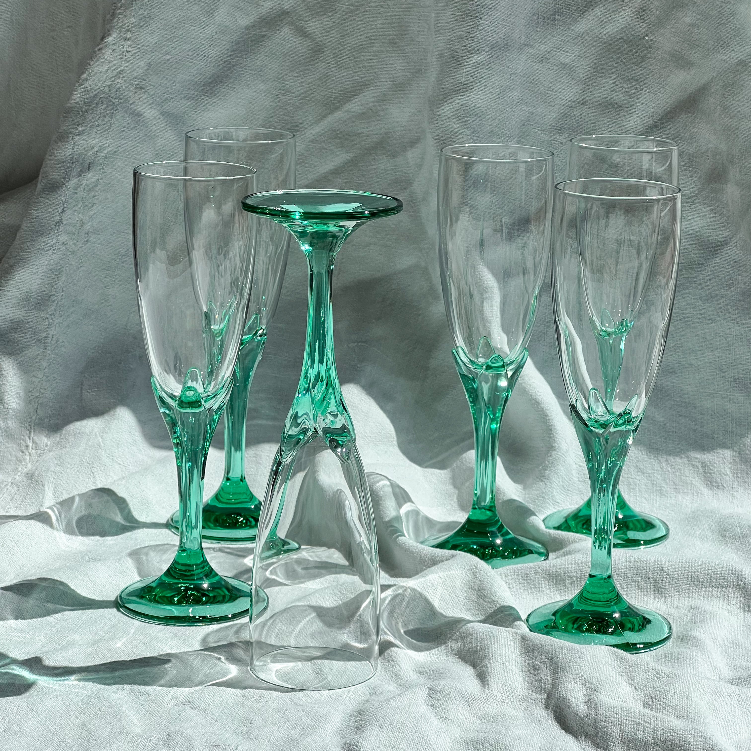 Bouquet Champagne Flutes (6x)