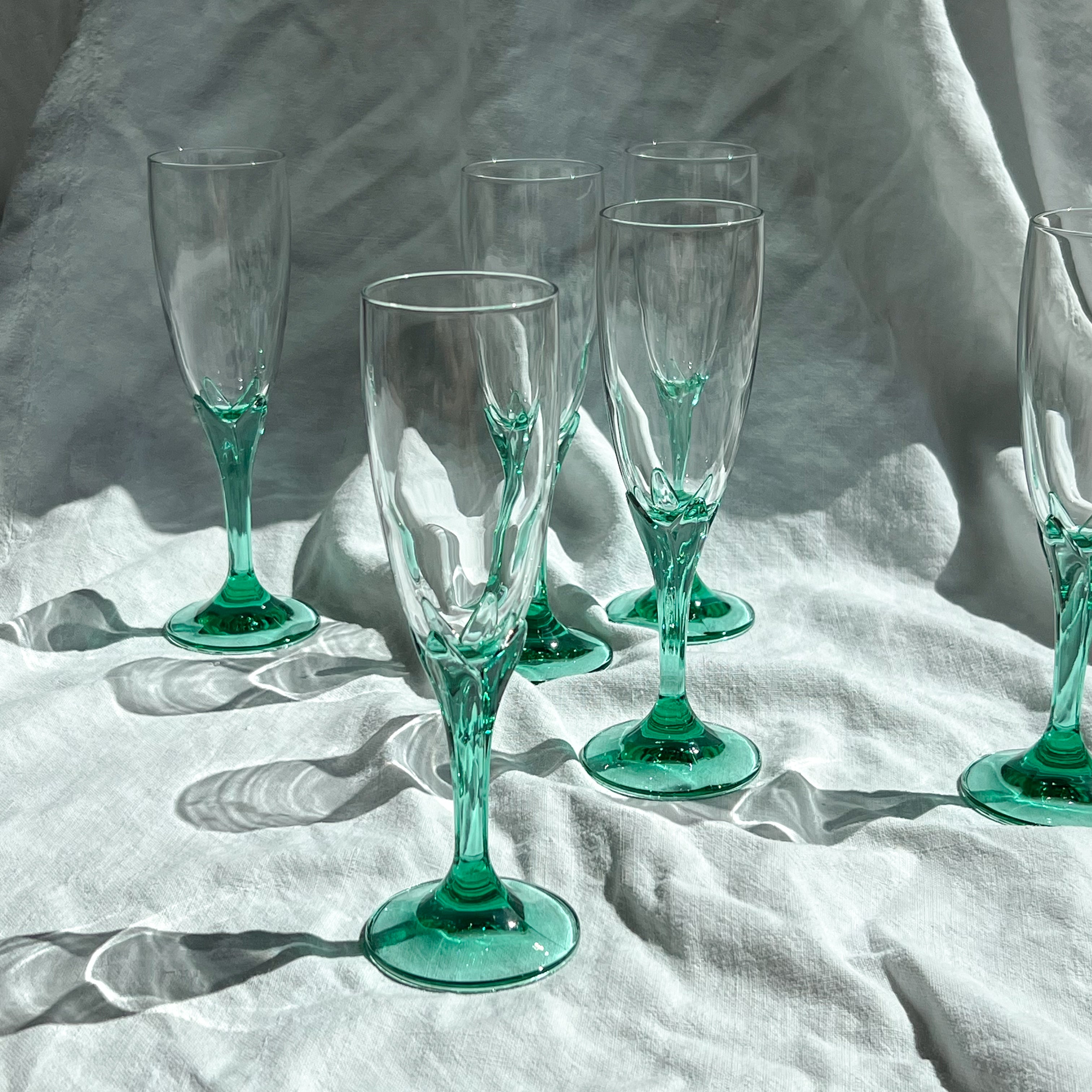 Bouquet Champagne Flutes (6x)