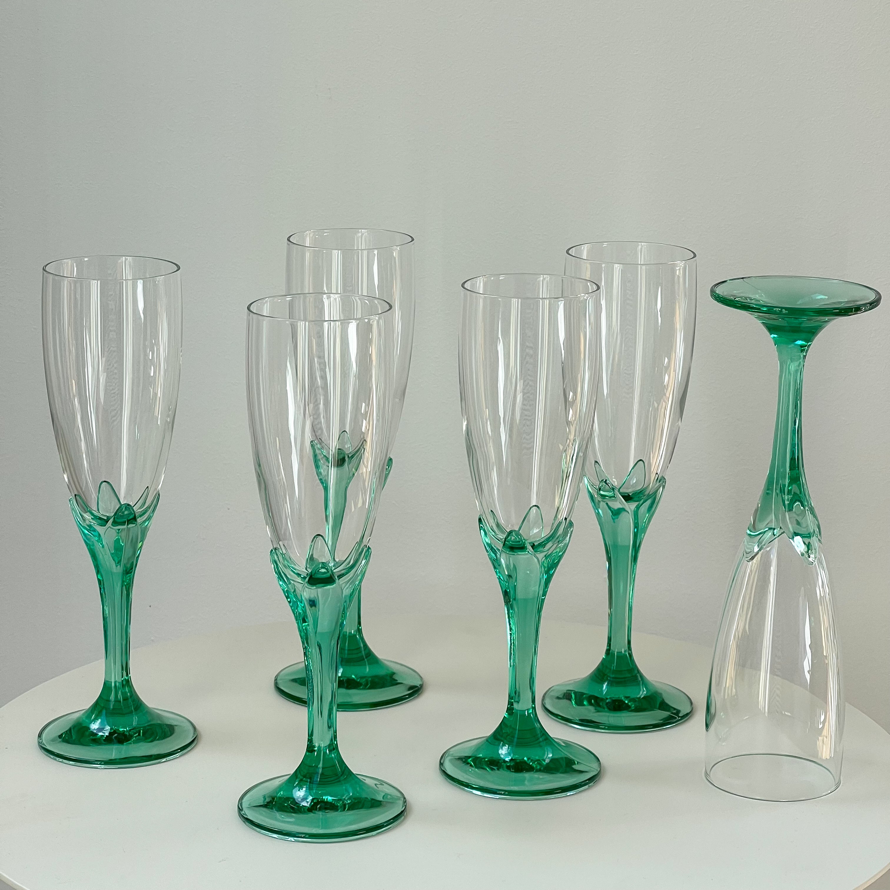 Bouquet Champagne Flutes (6x)