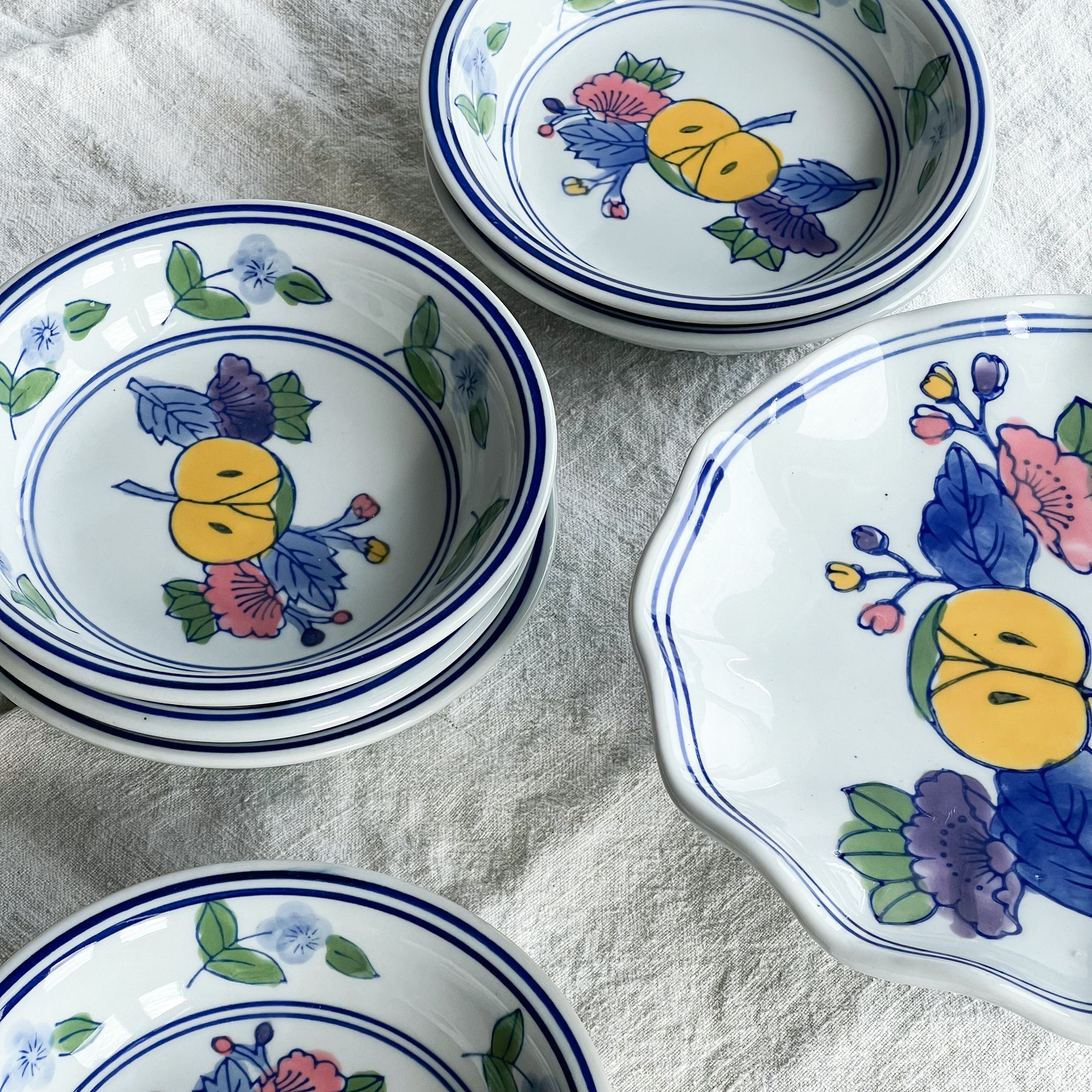 Floral Dessert Set