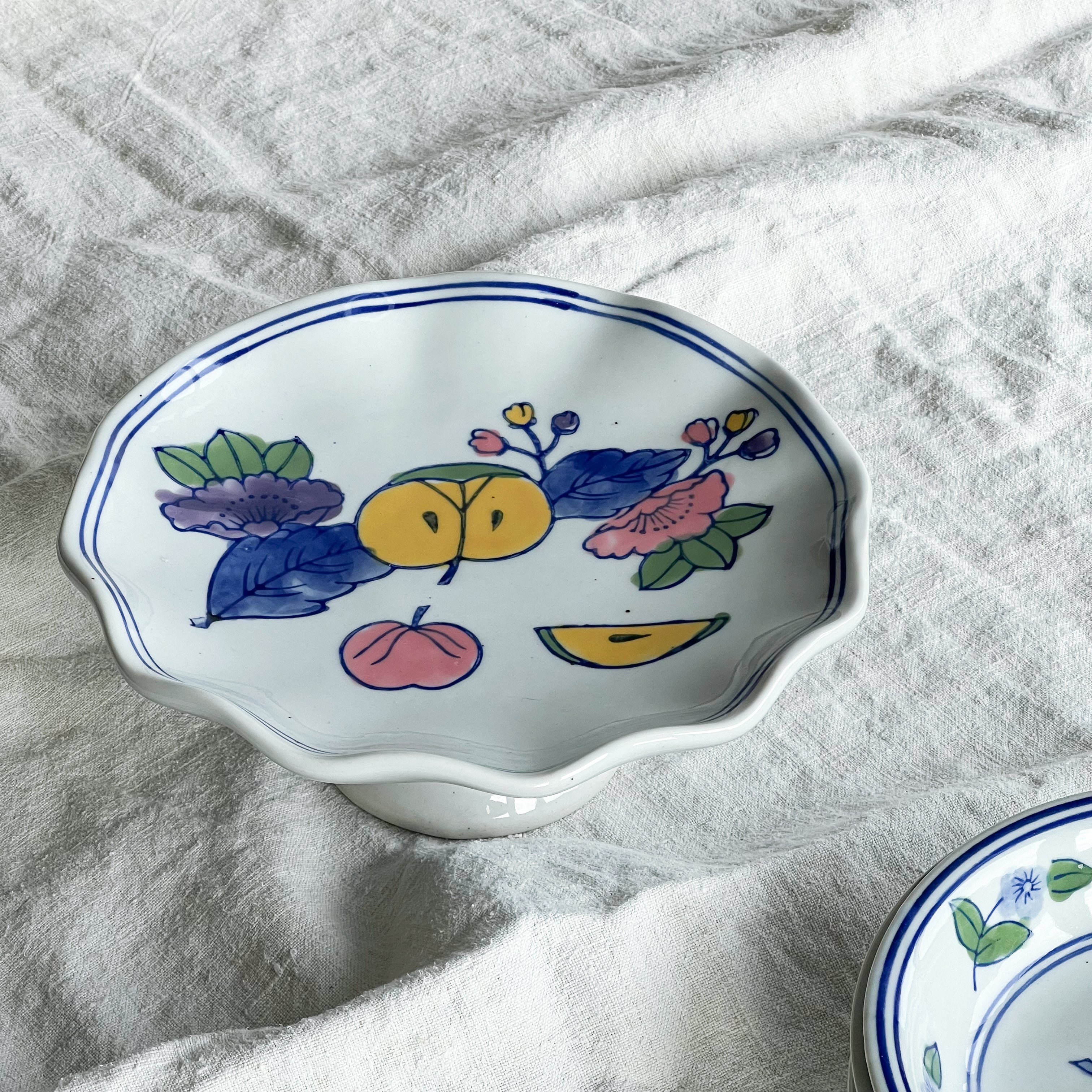 Floral Dessert Set