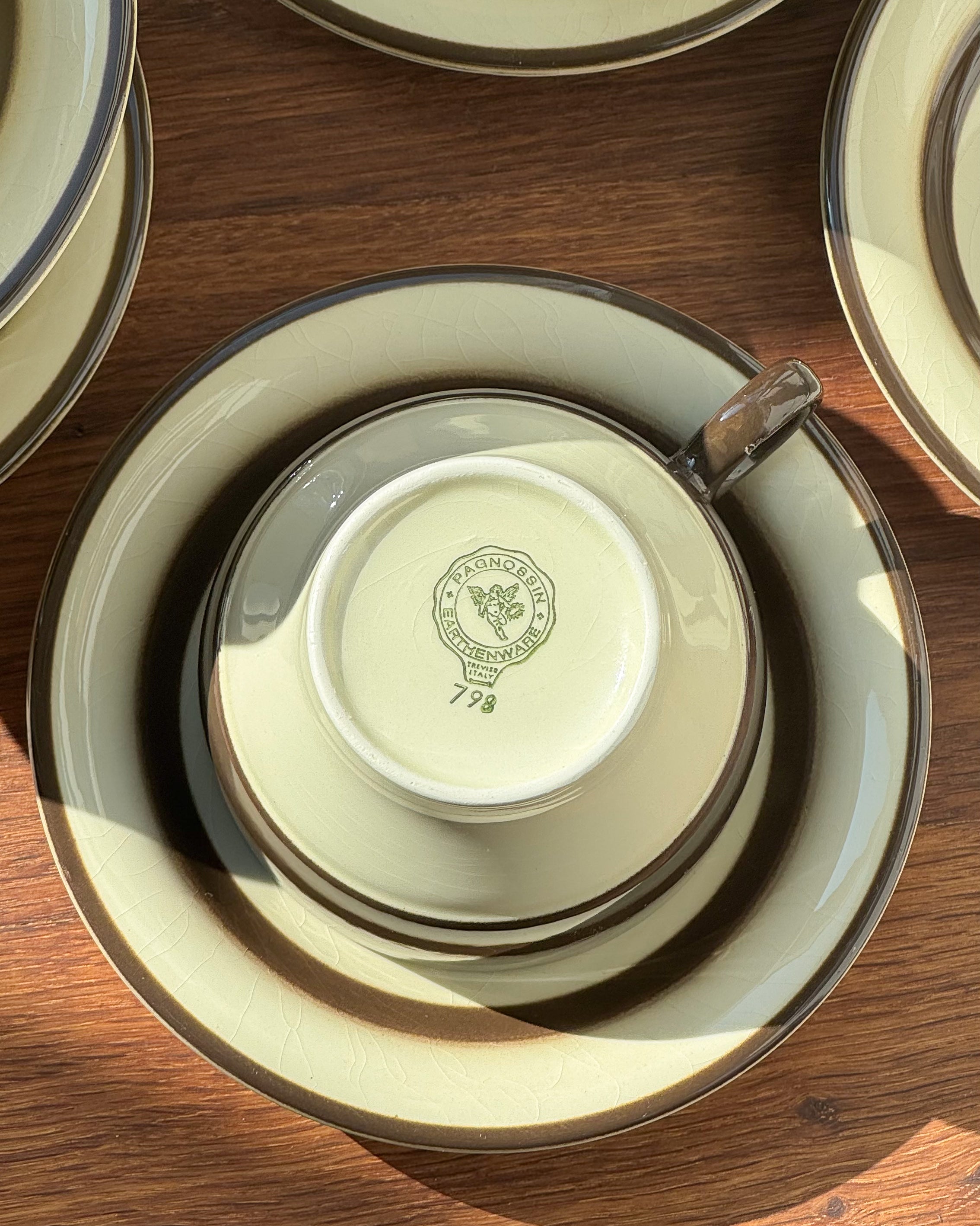 Pagnossin Stoneware Cappuccino Cups