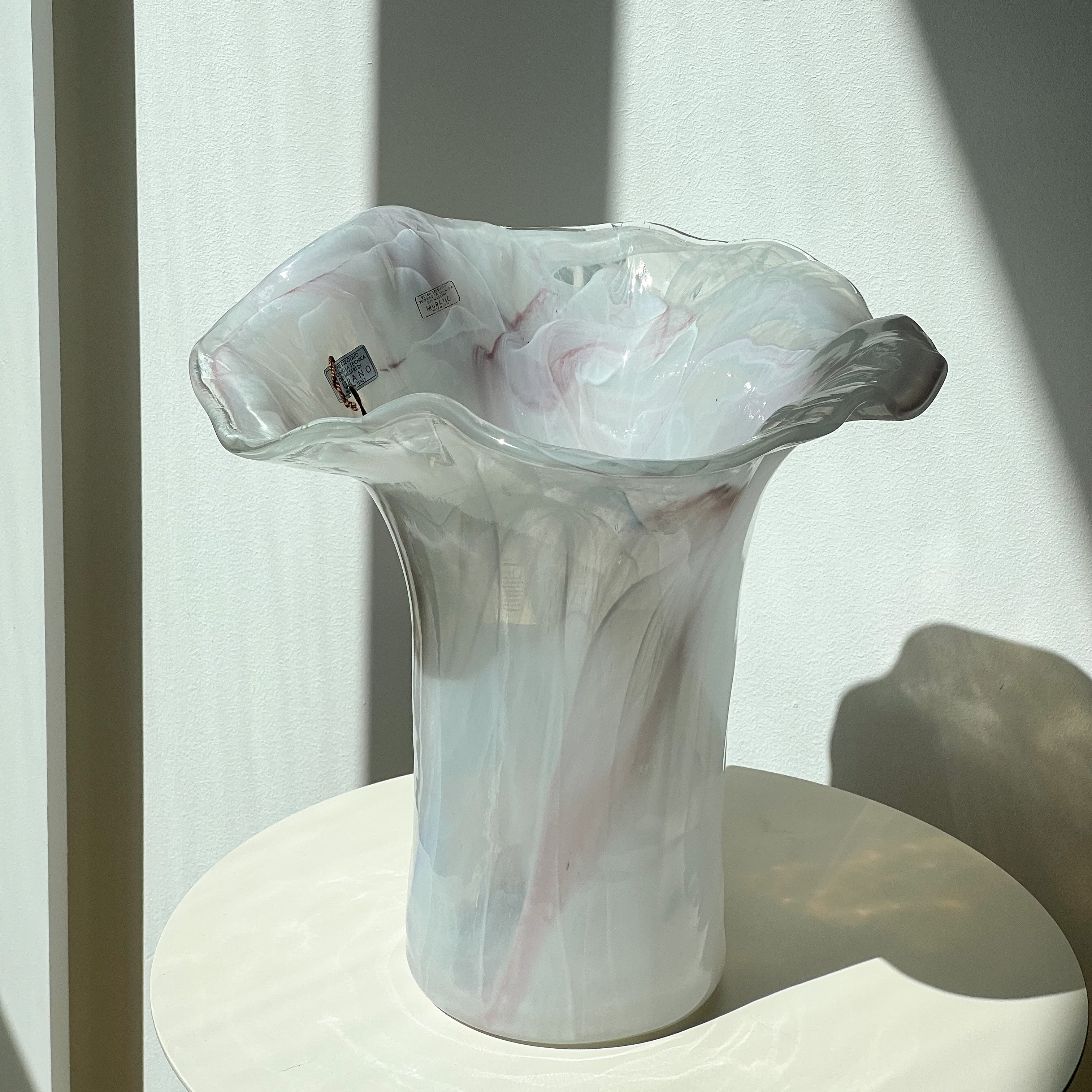 Pale Pink Italian Vase