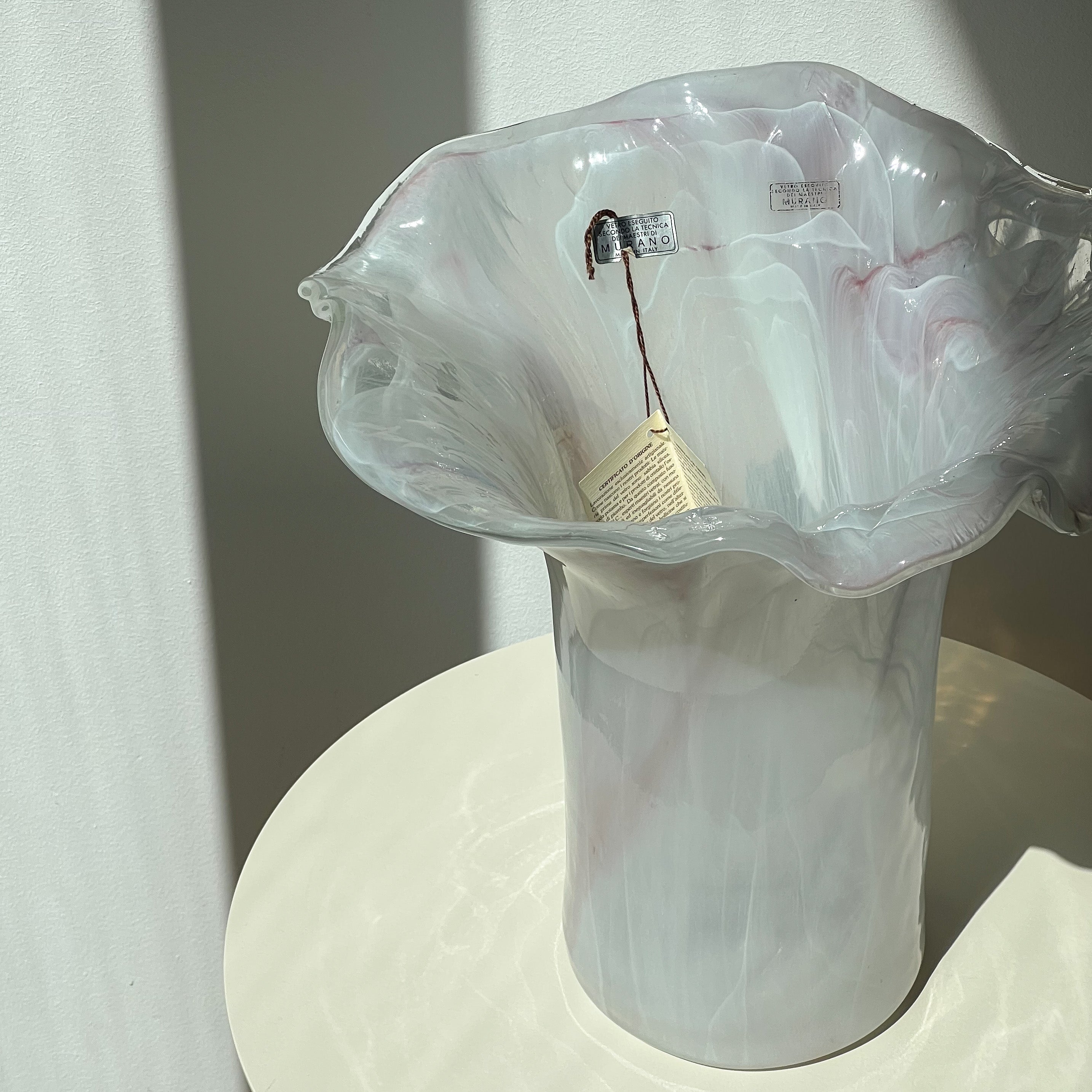 Pale Pink Italian Vase