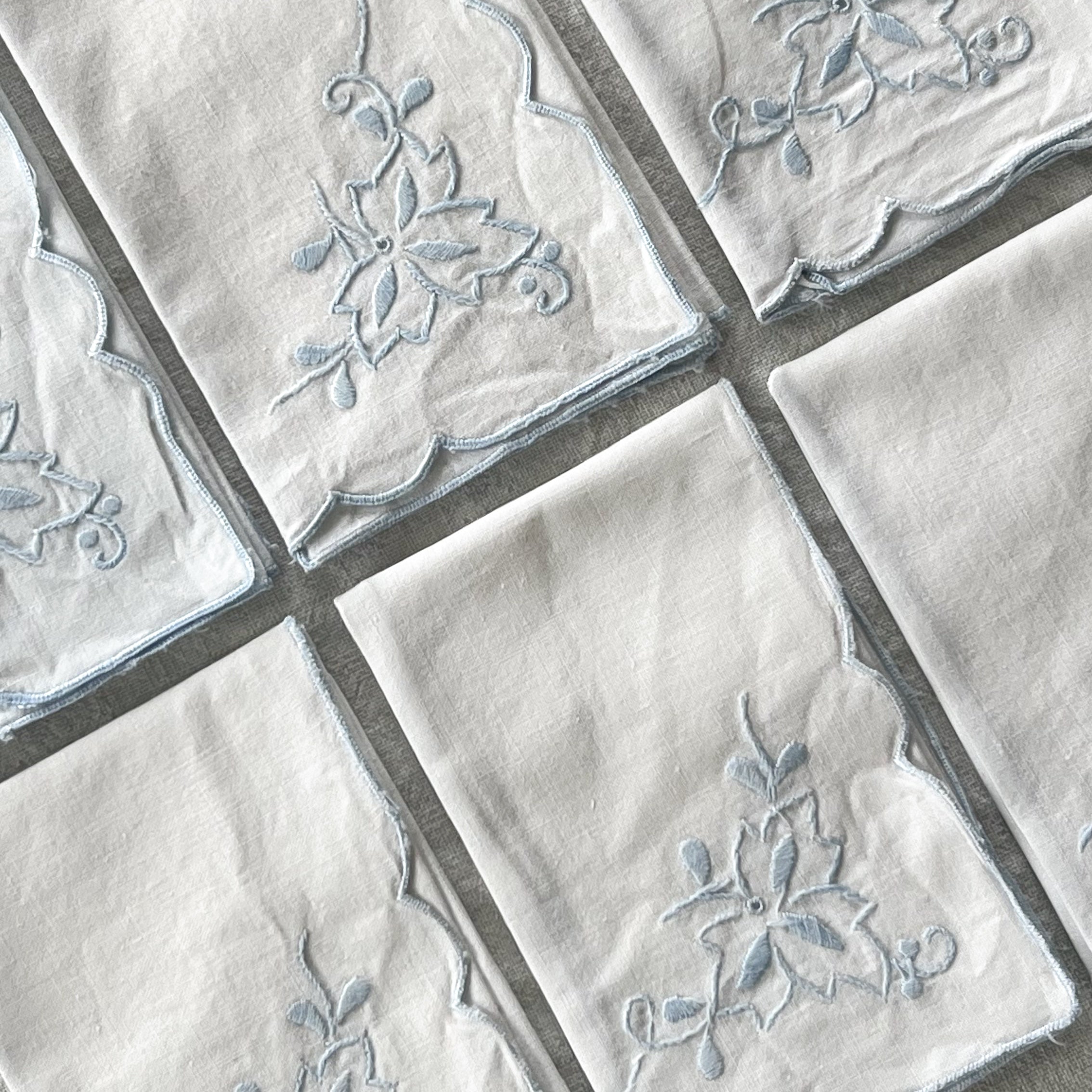 White Embroidered Linens