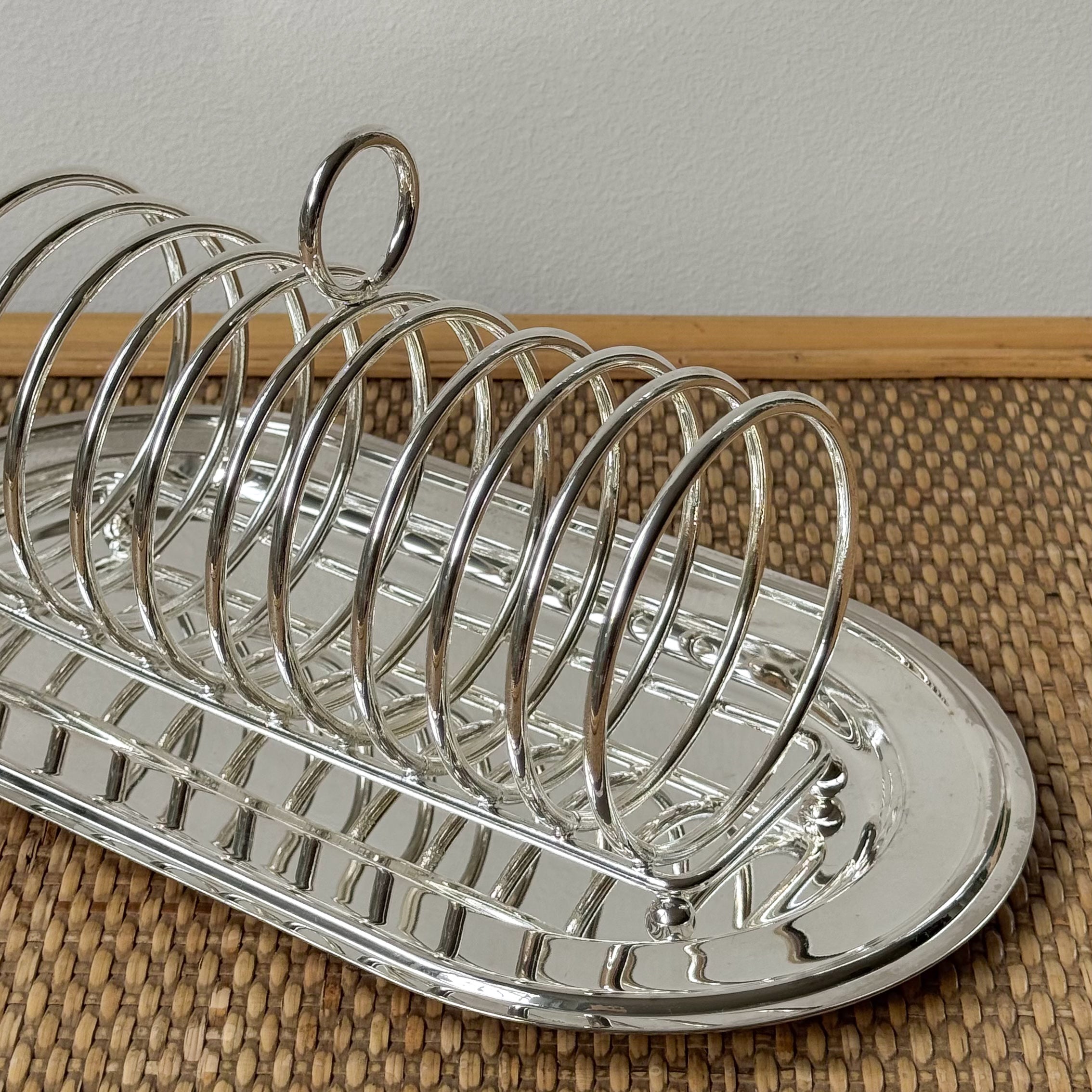 Silver-plated Toast Rack
