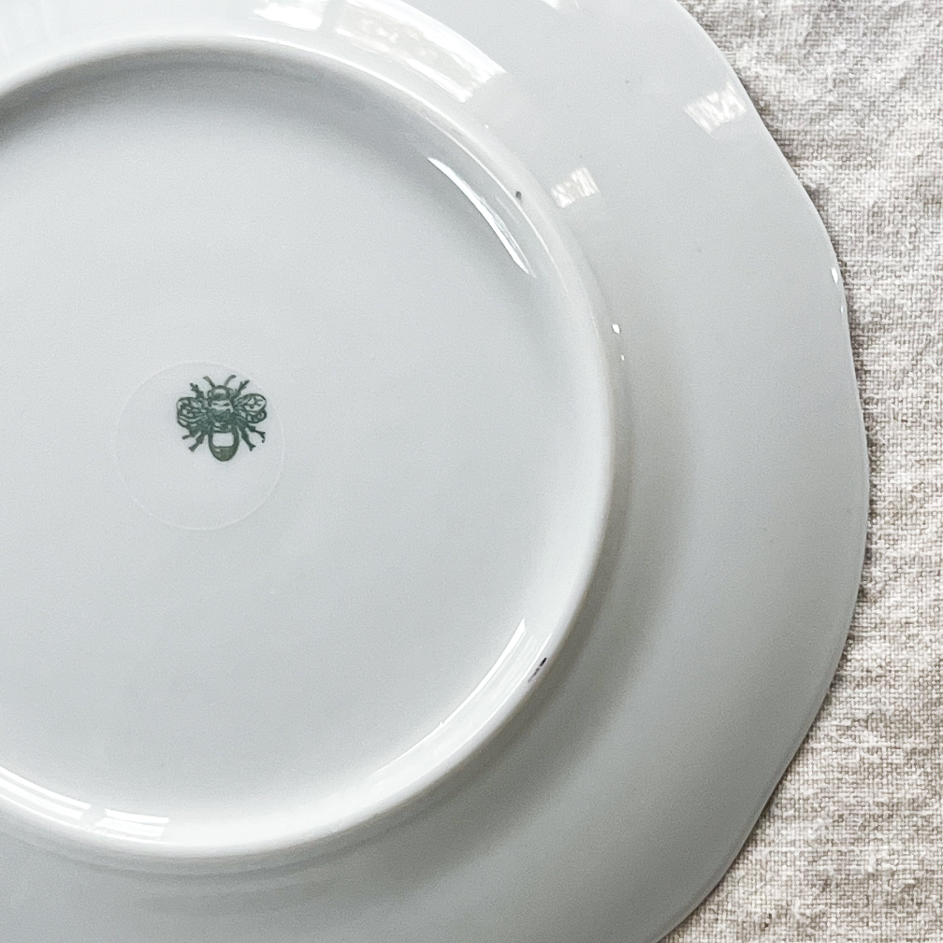 Blue Floral Plate Set