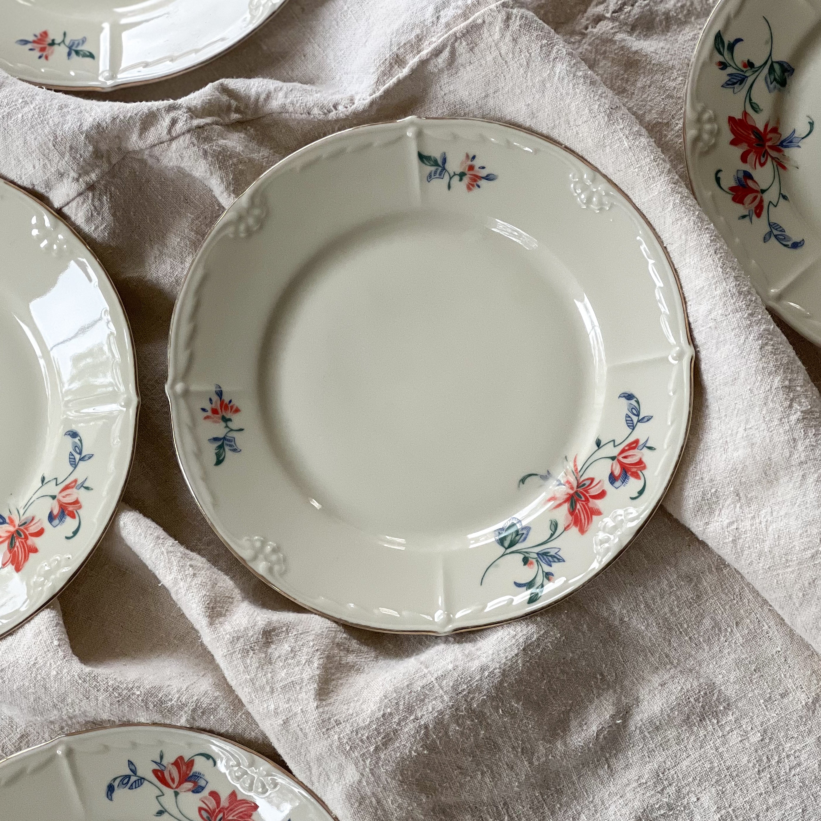 Floral Dessert Plates