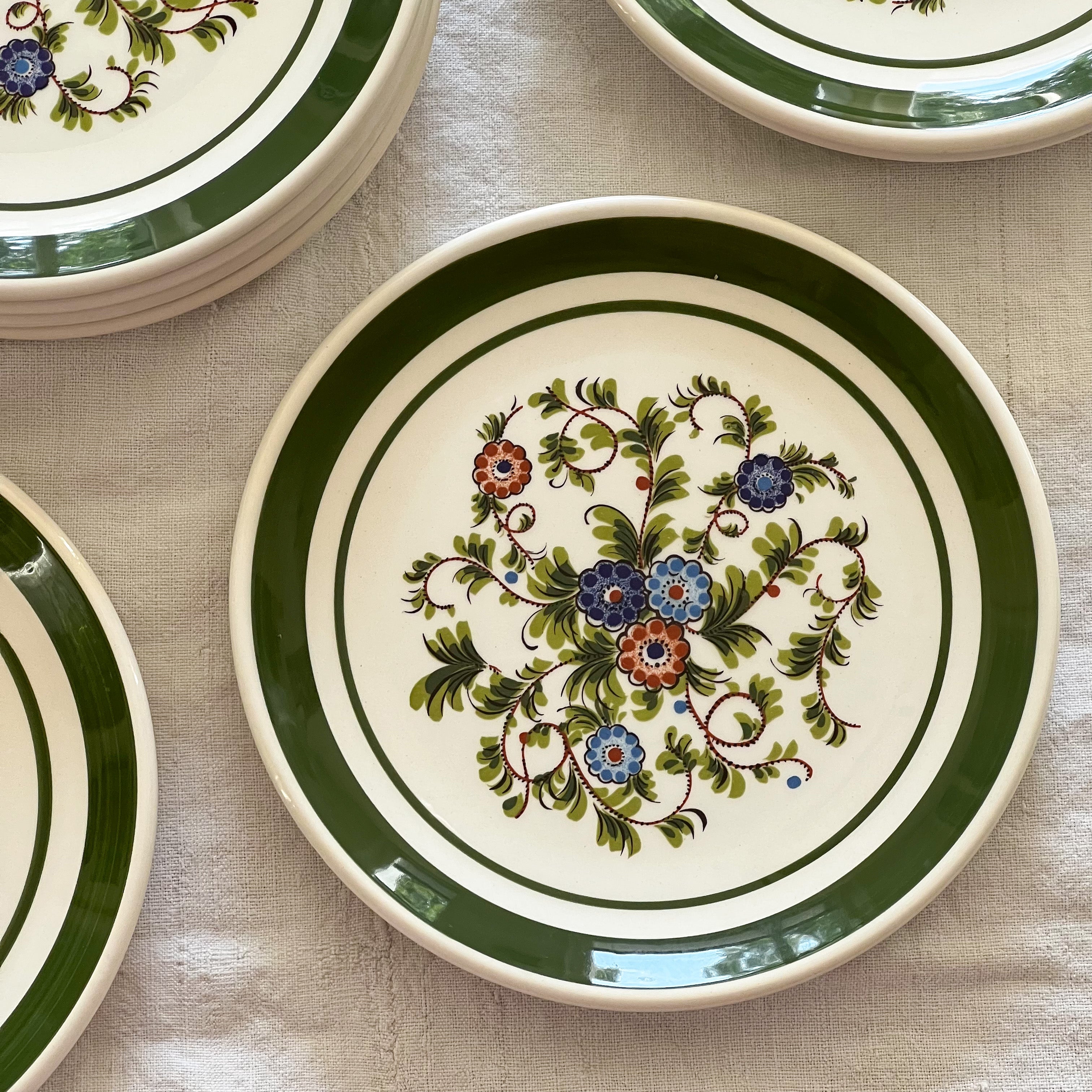 Floral Side Plates