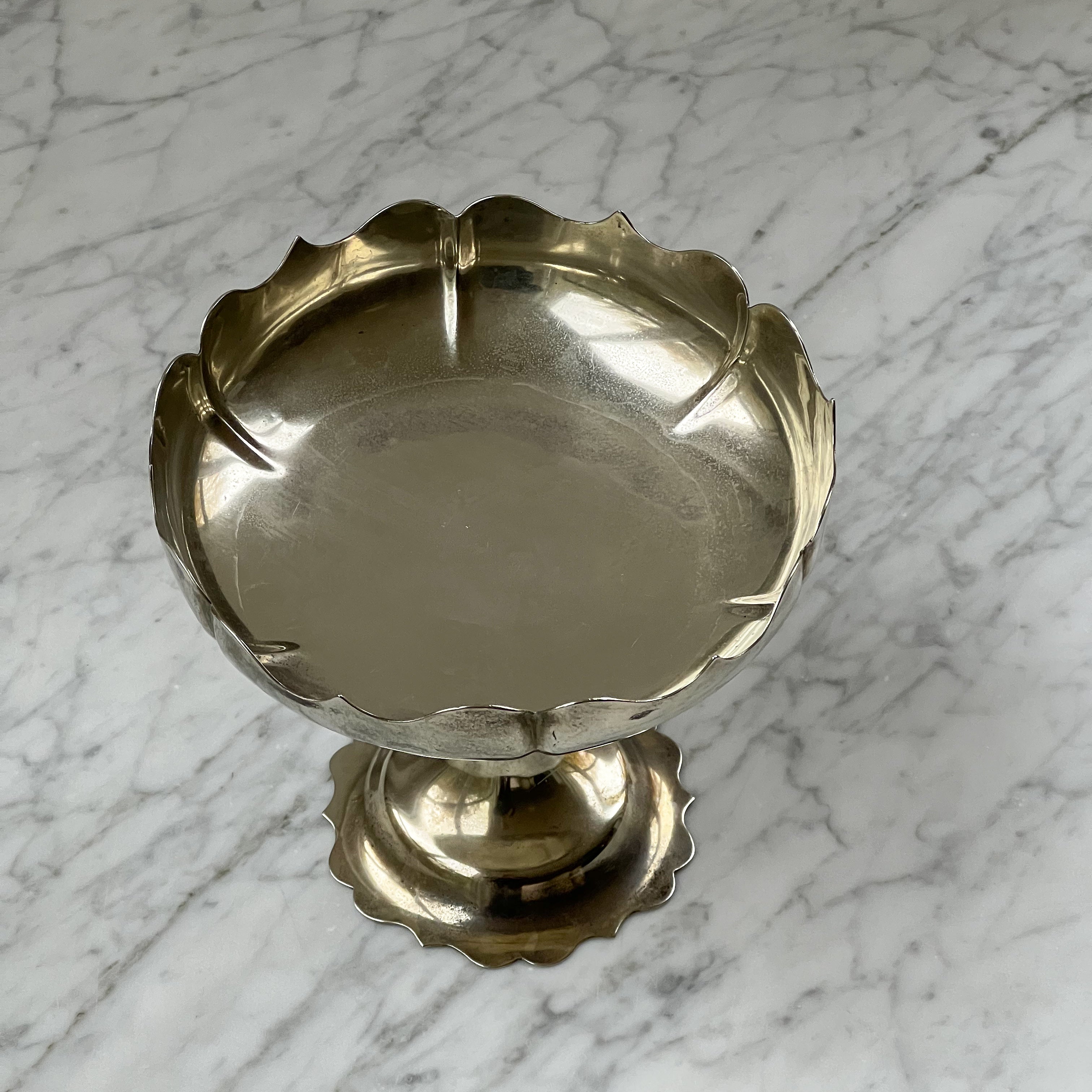 Tall Brass Coupe