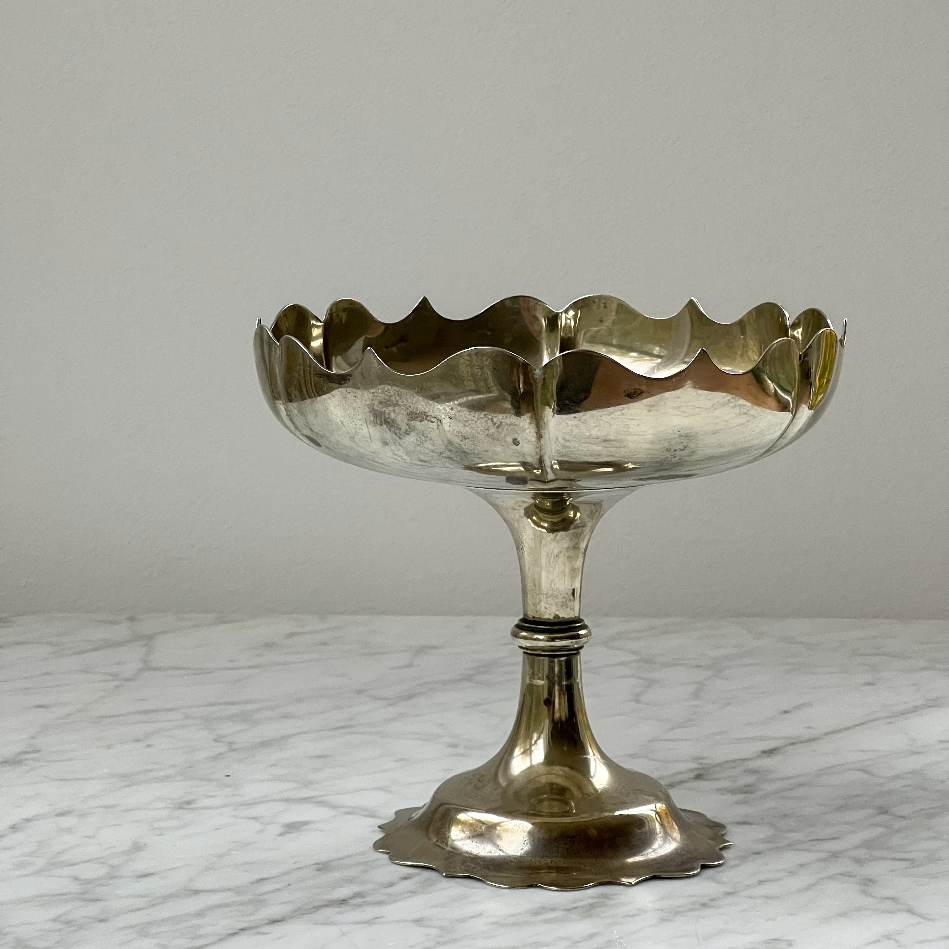 Tall Brass Coupe