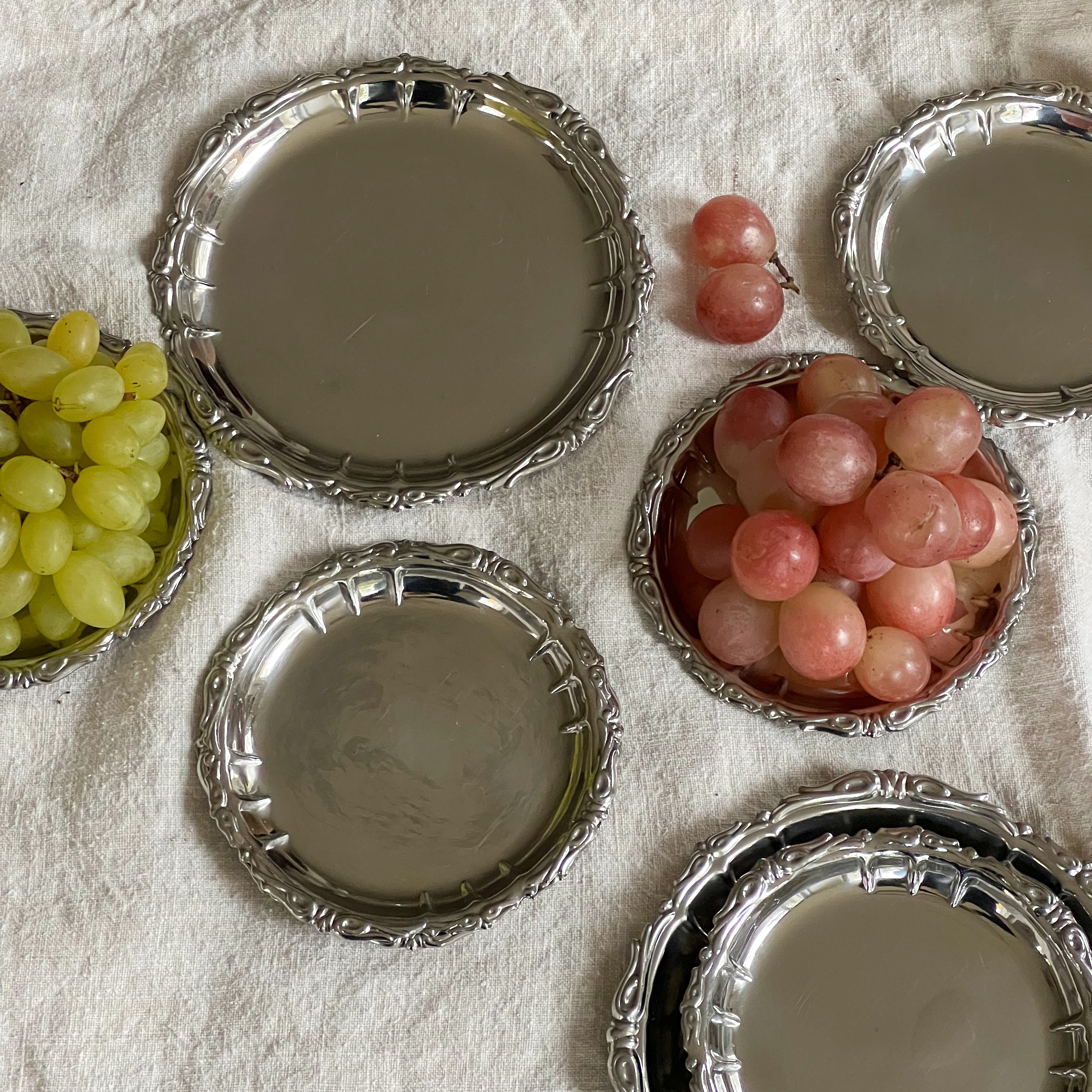 Stainless Steel Apero Plates