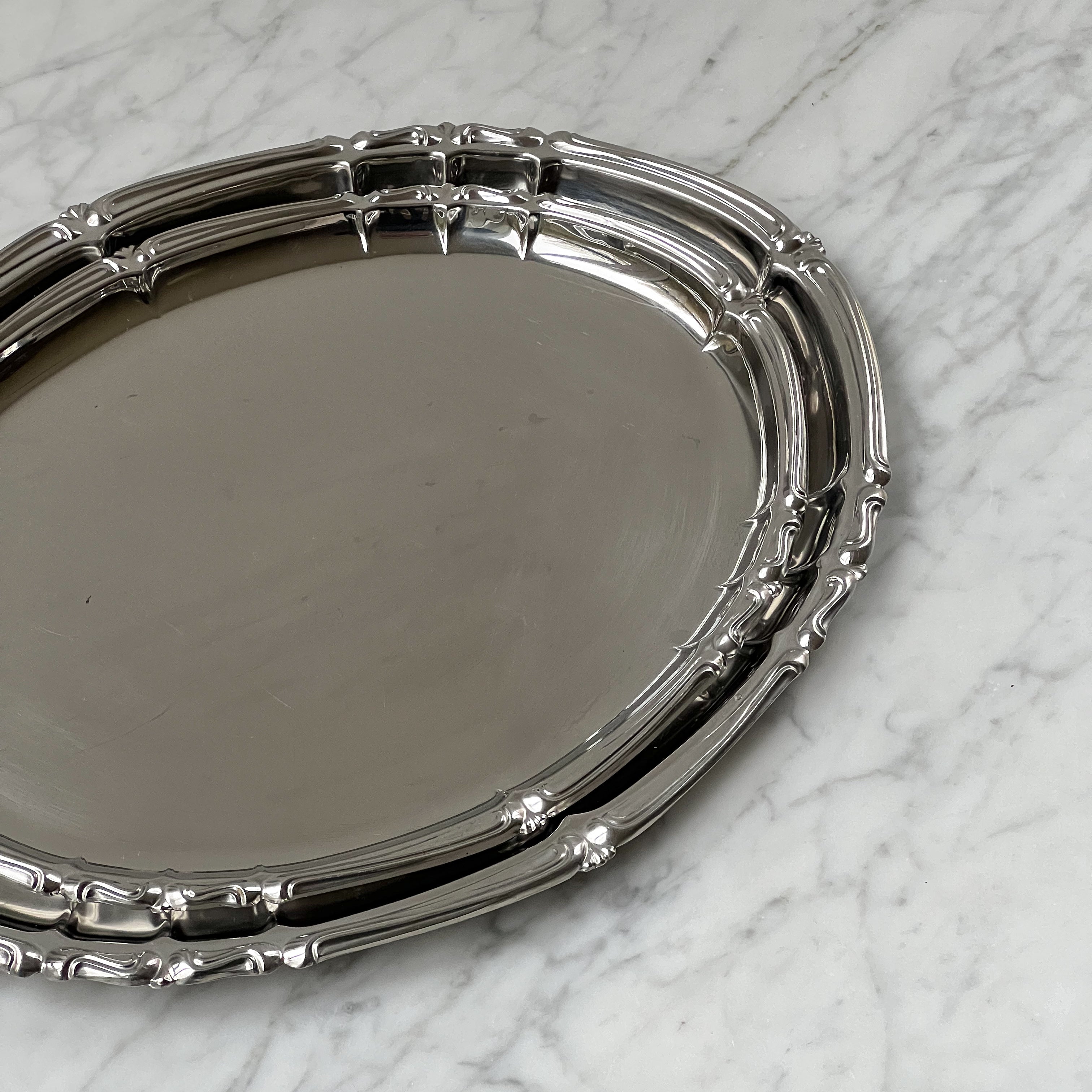 Stainless Steel Serving Plates