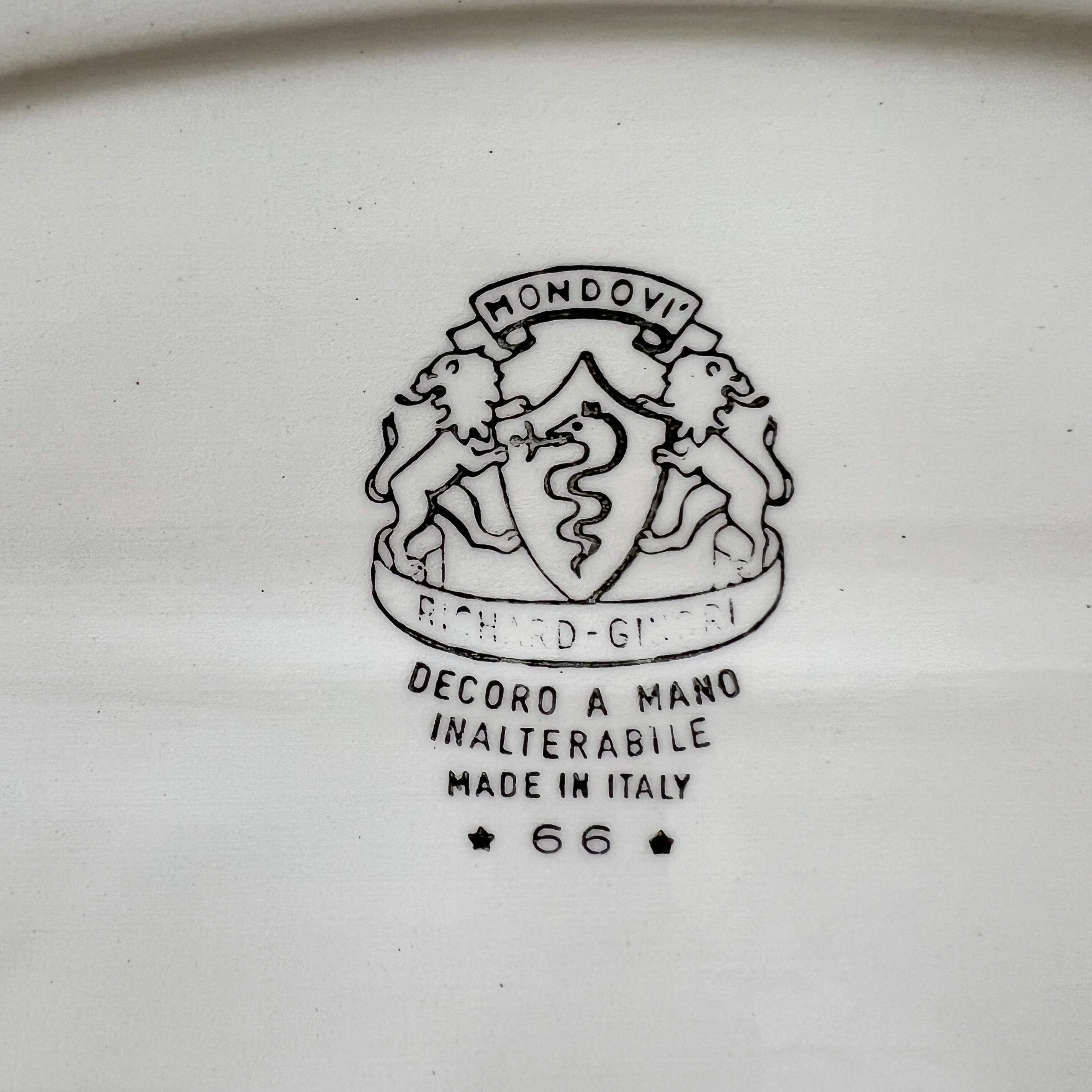 Oval Floral Serving Plate