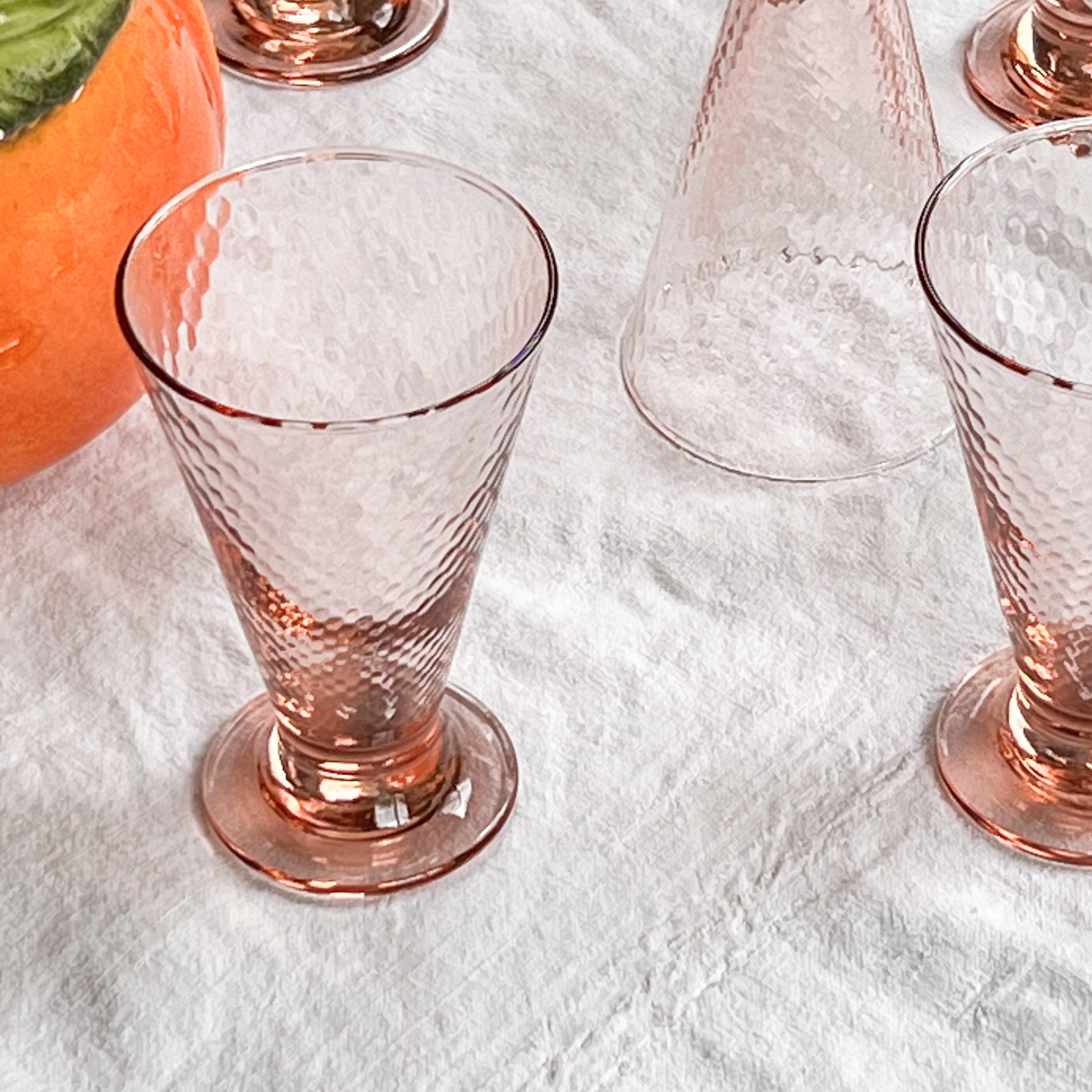 Textured Pink Glasses (12x)