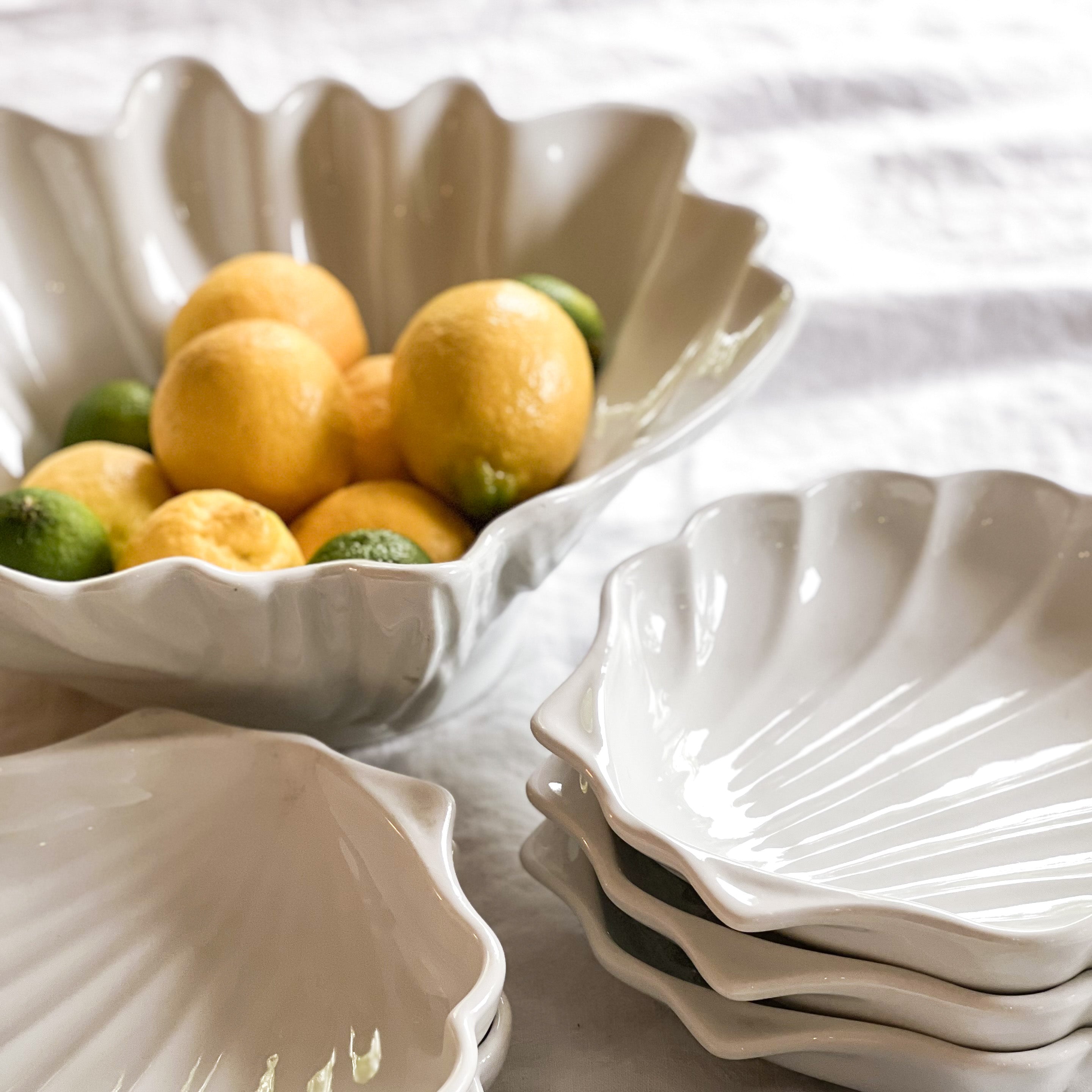 Vintage Shell Dish Set