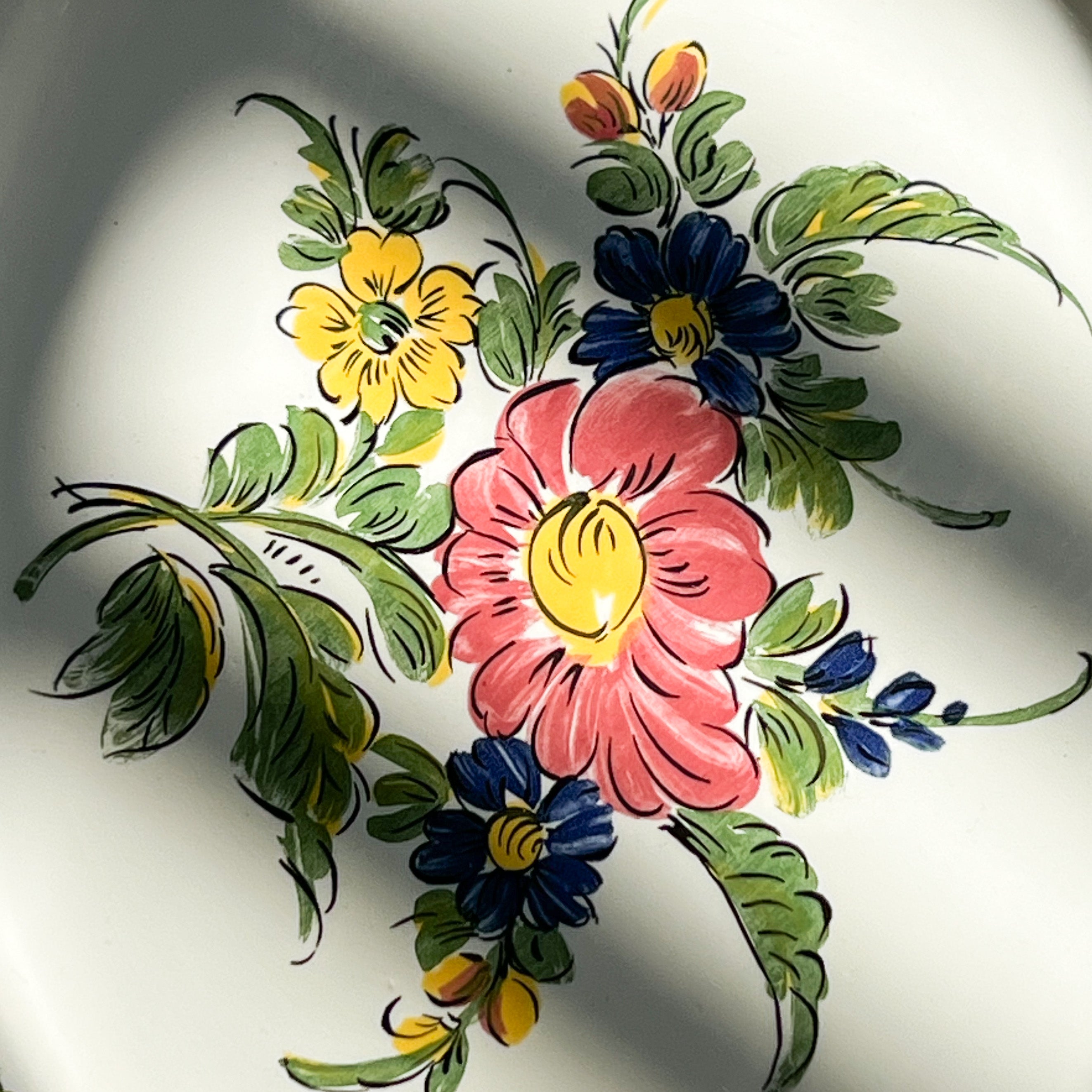 Floral Serving Plate