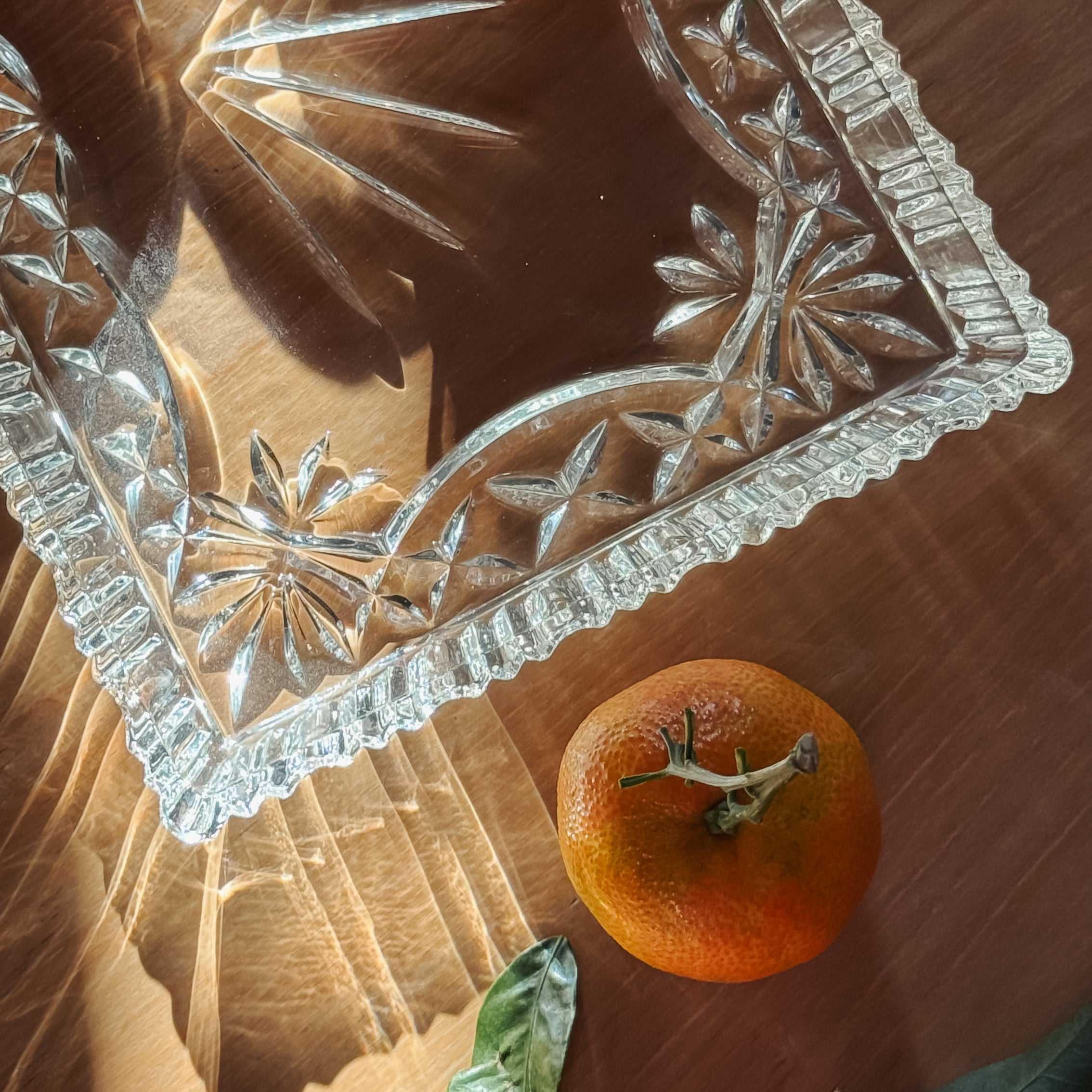 Crystal Serving Tray