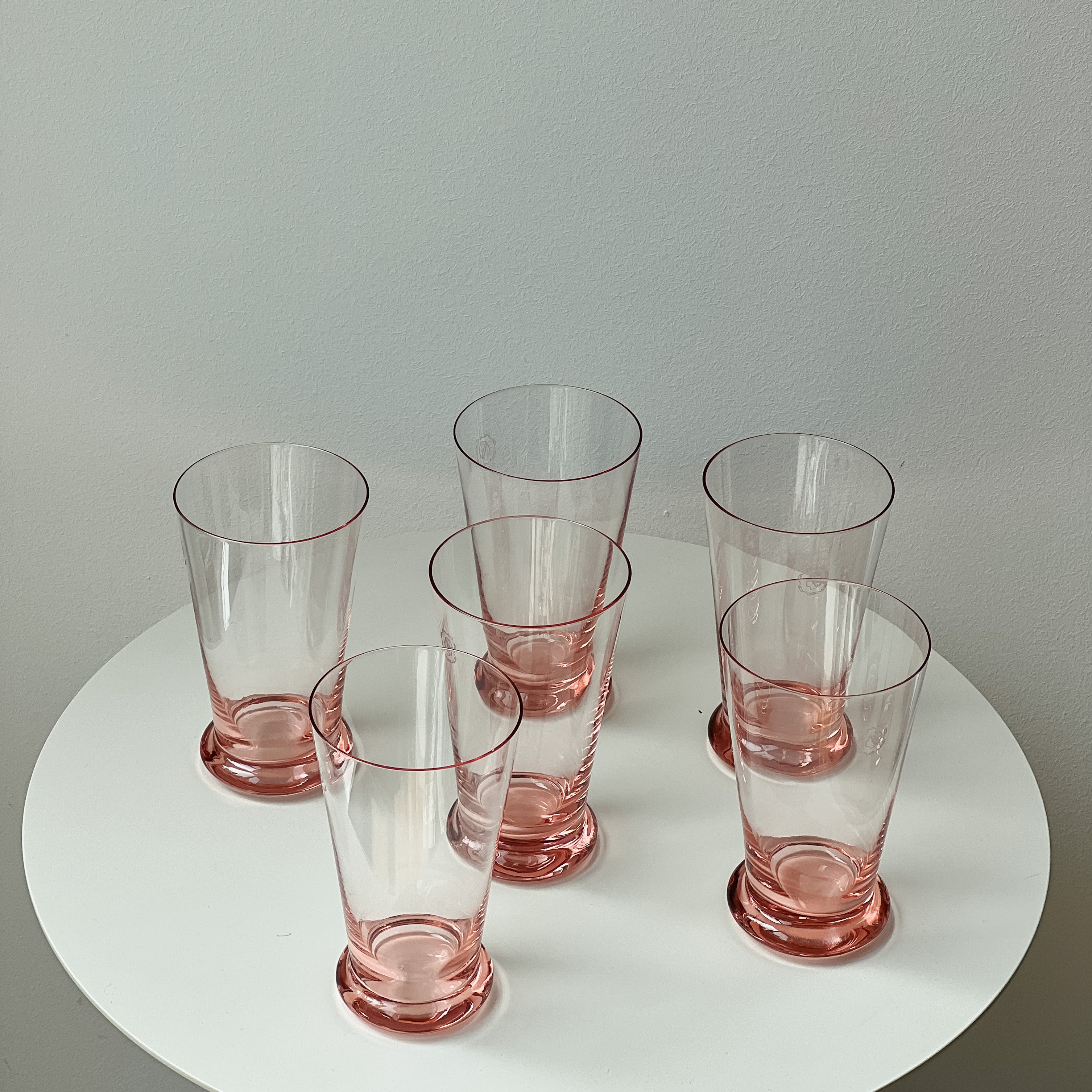 Pink Water Glasses