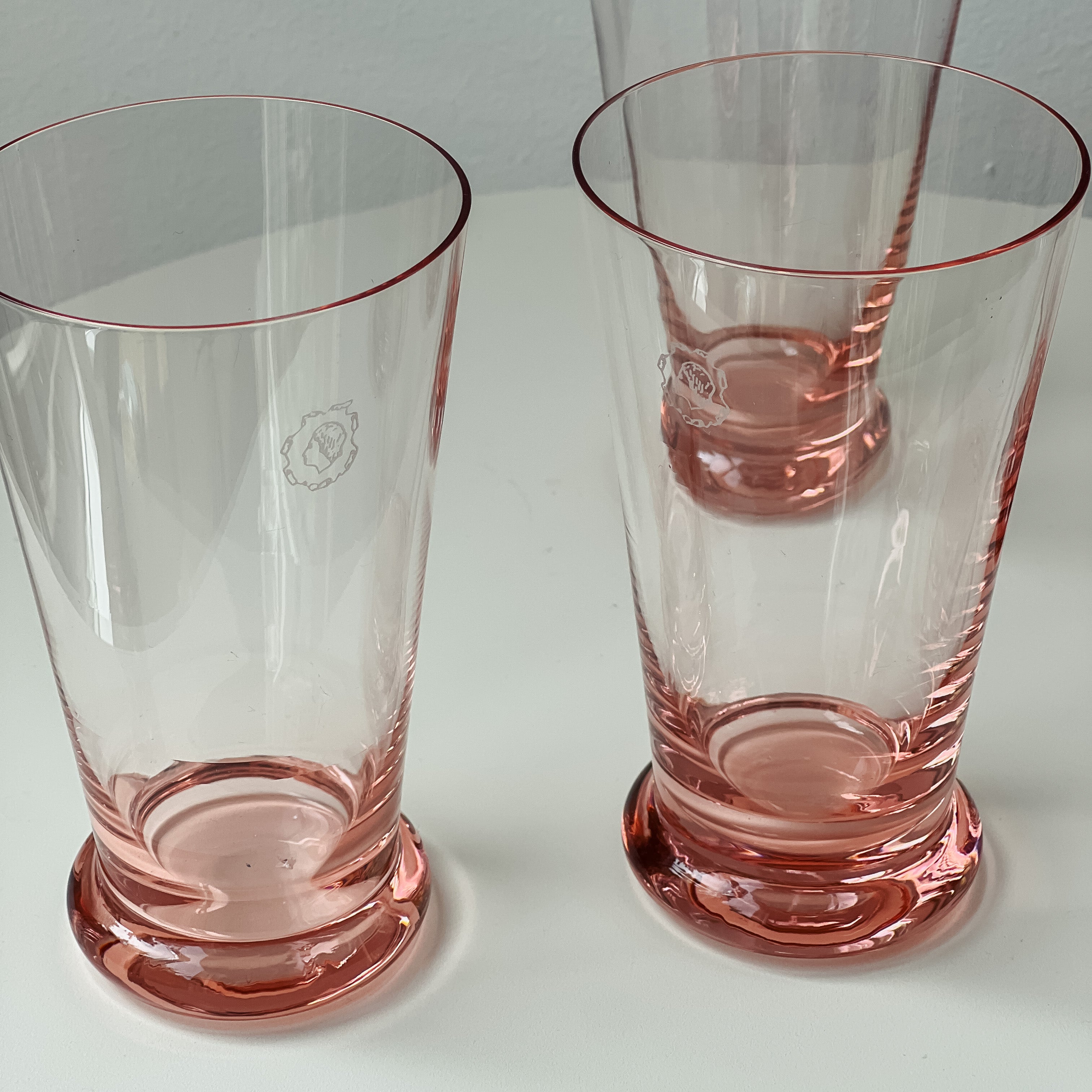 Pink Water Glasses