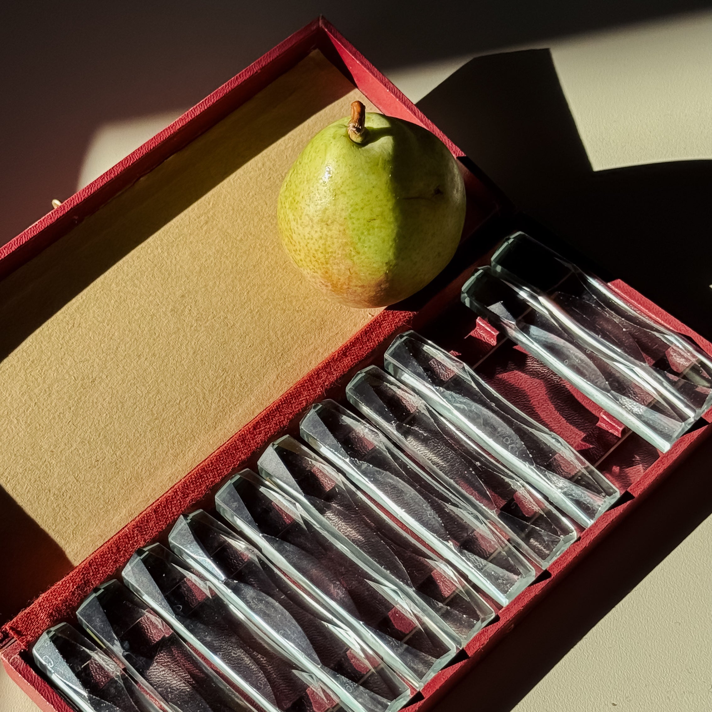 Crystal Cutlery Rests