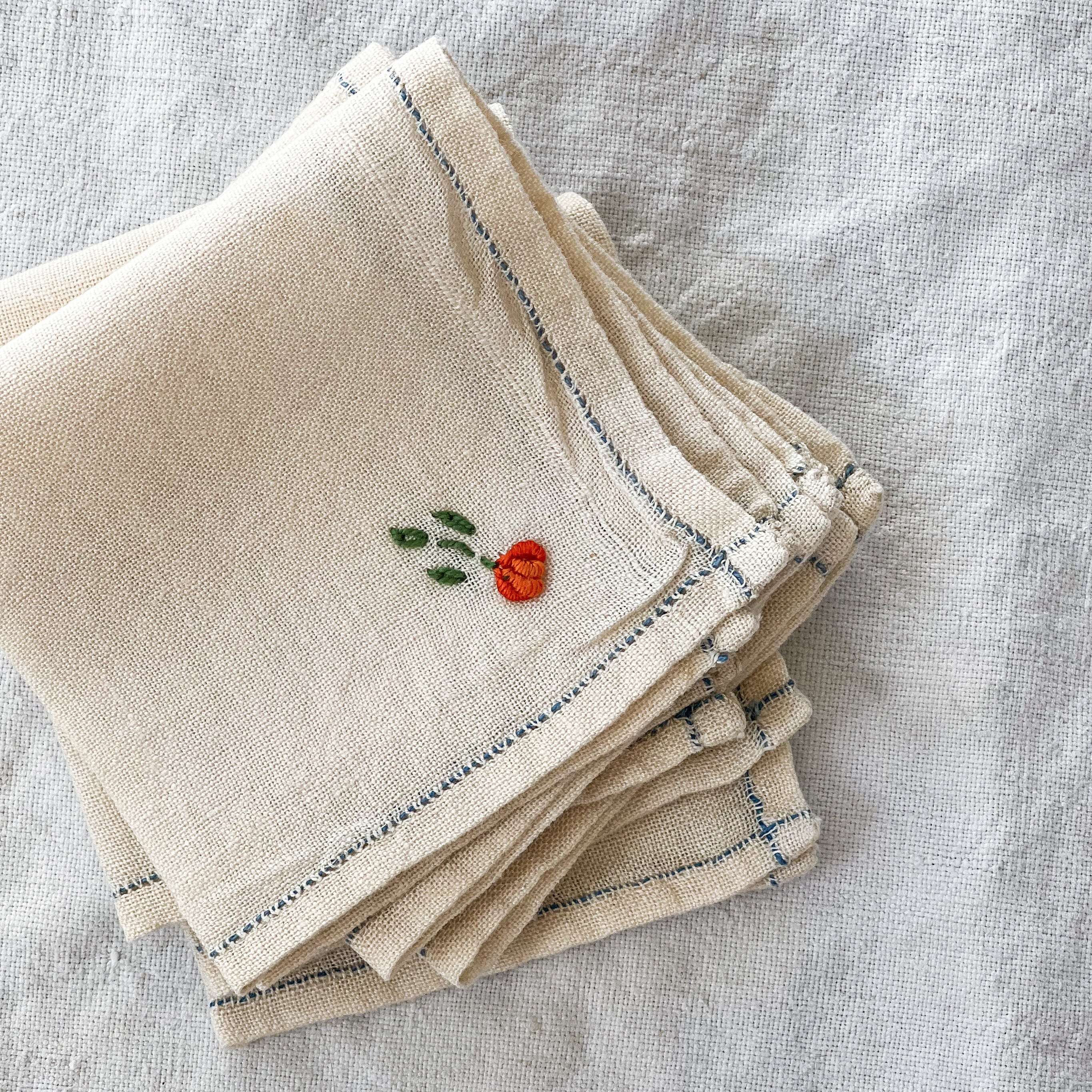 Poppy Cocktail Napkins