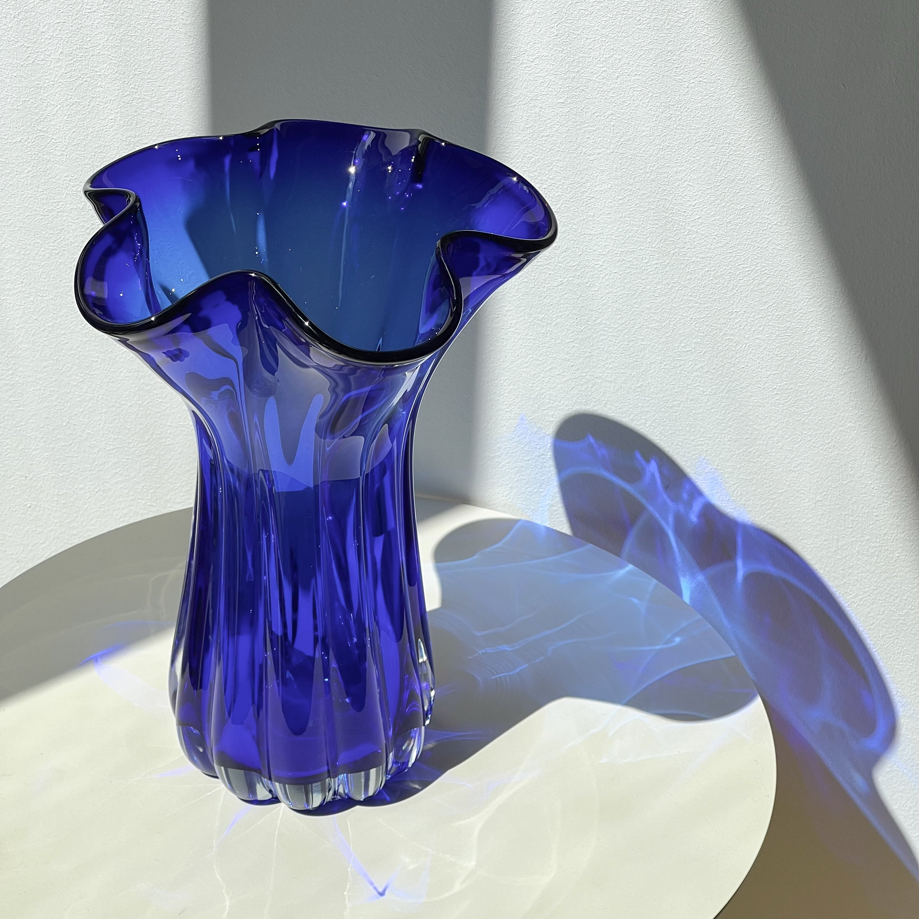 Blue Fazzoletto Vase