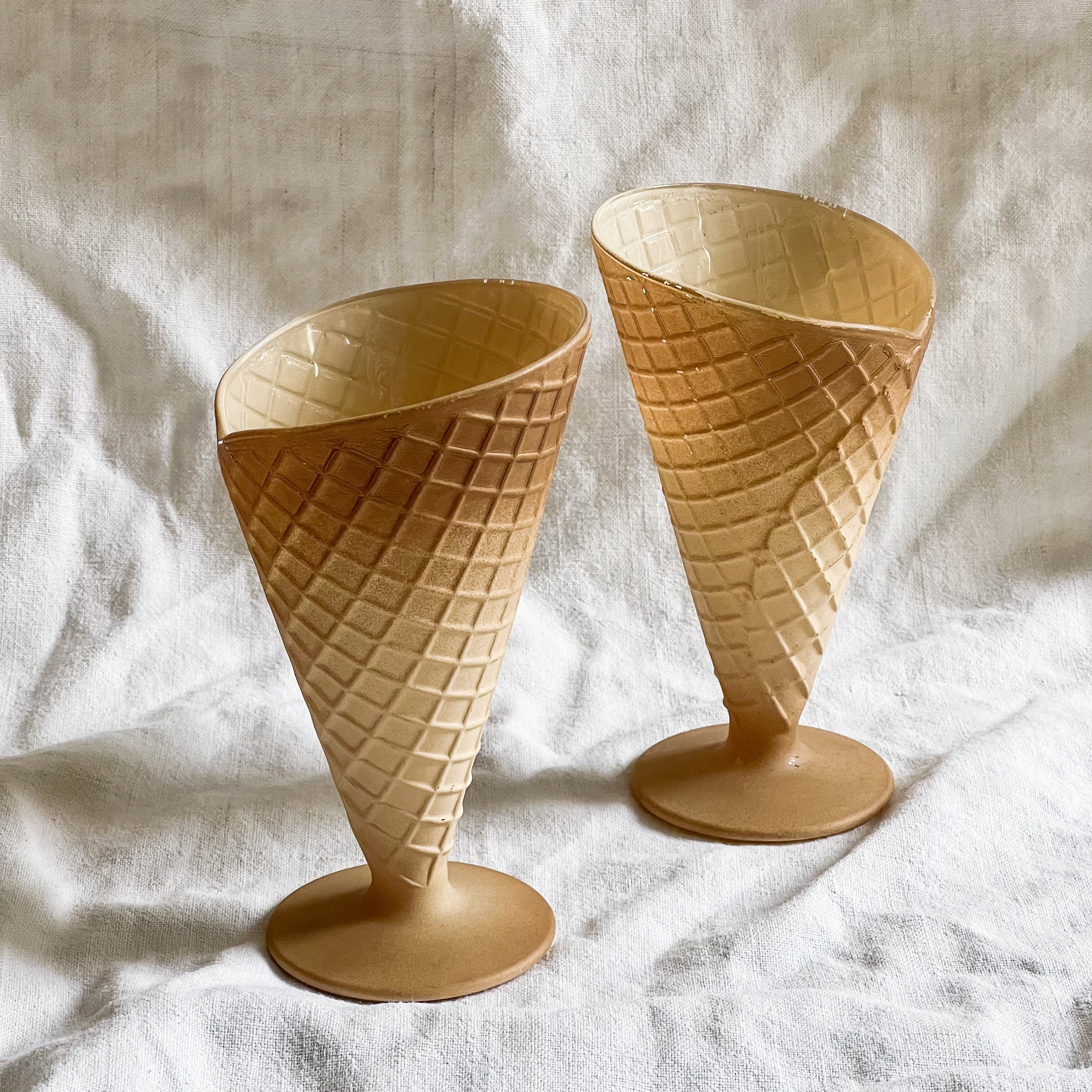 Bormioli Rocco Ice Cream Cones (2x)