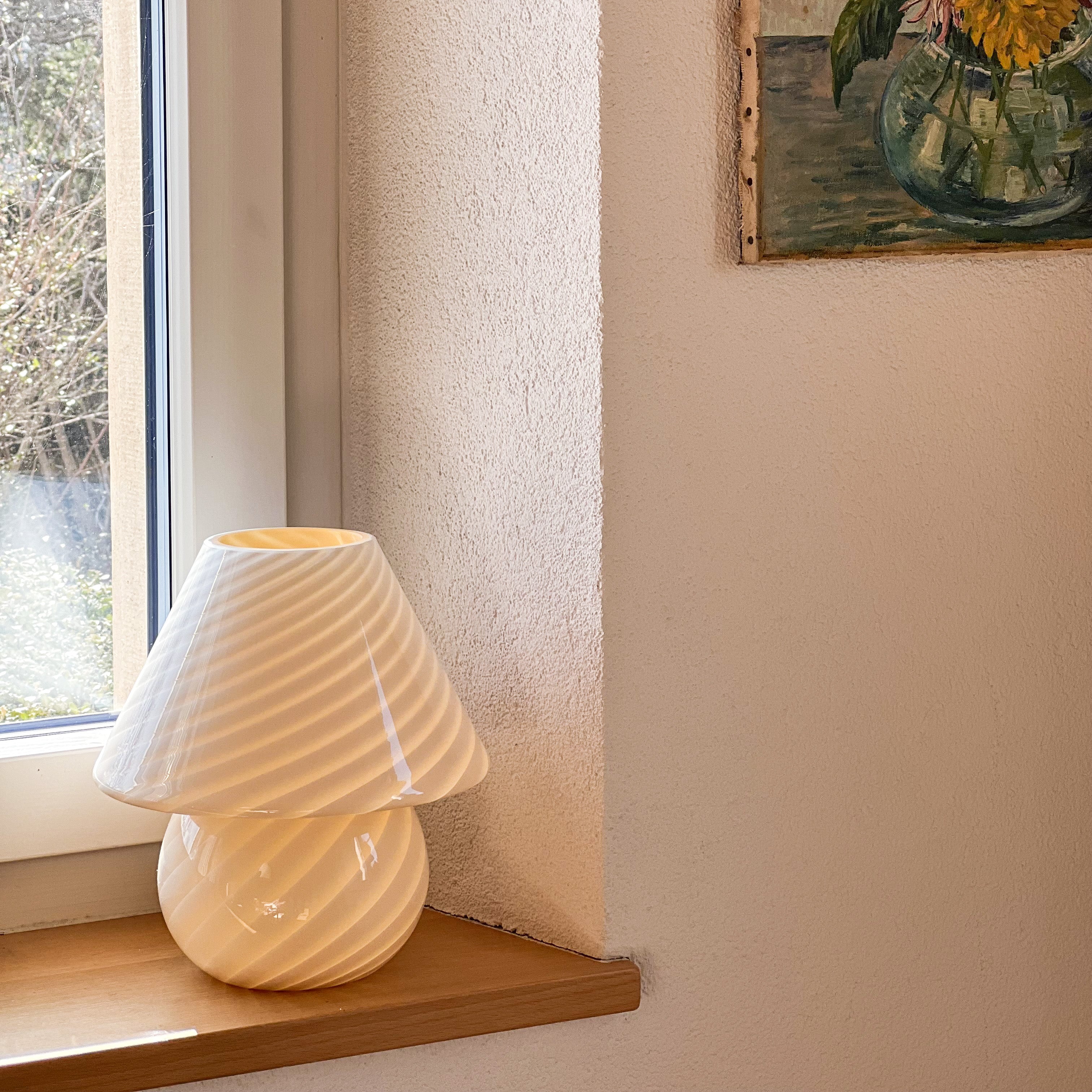 Buttercream Mushroom Lamp