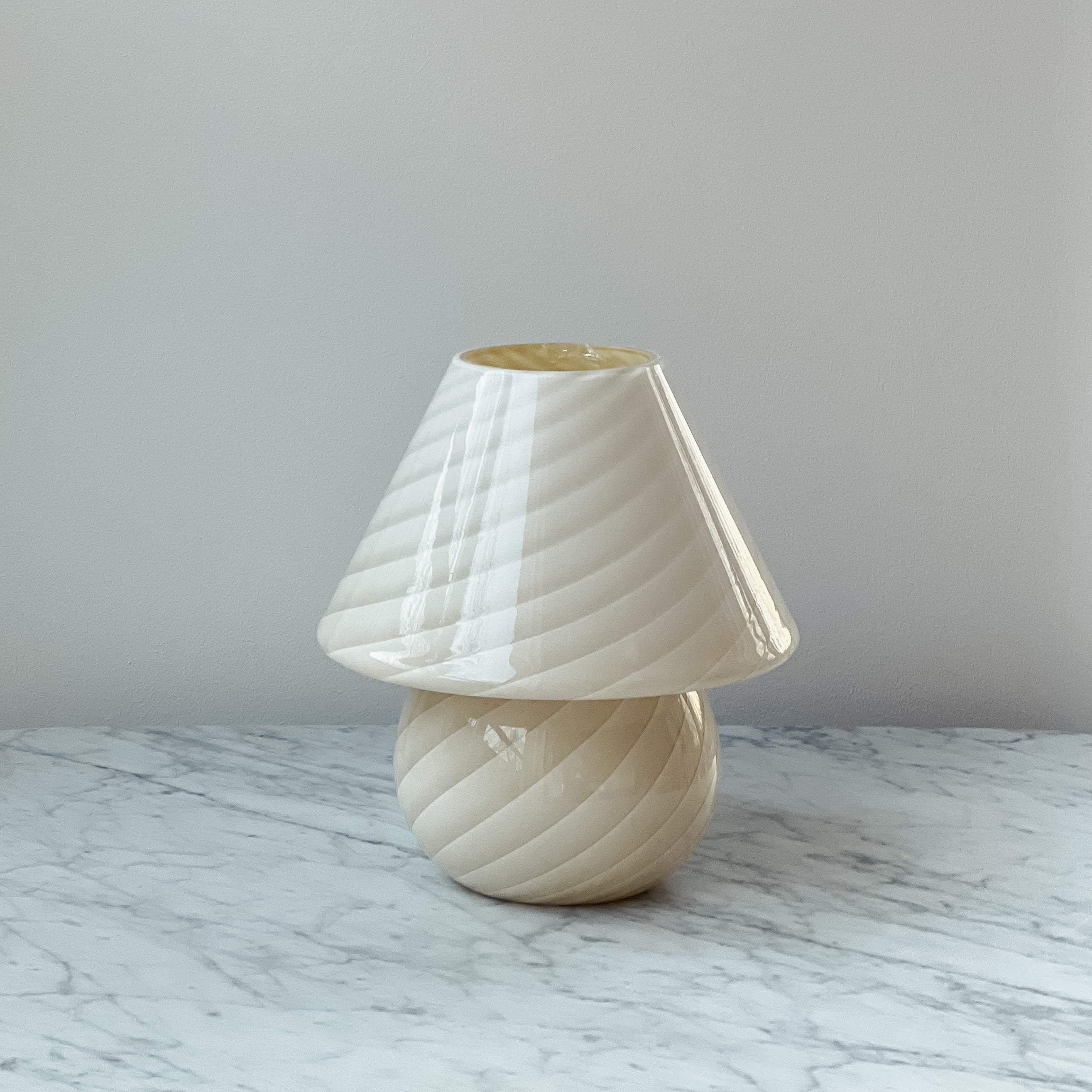 Buttercream Mushroom Lamp