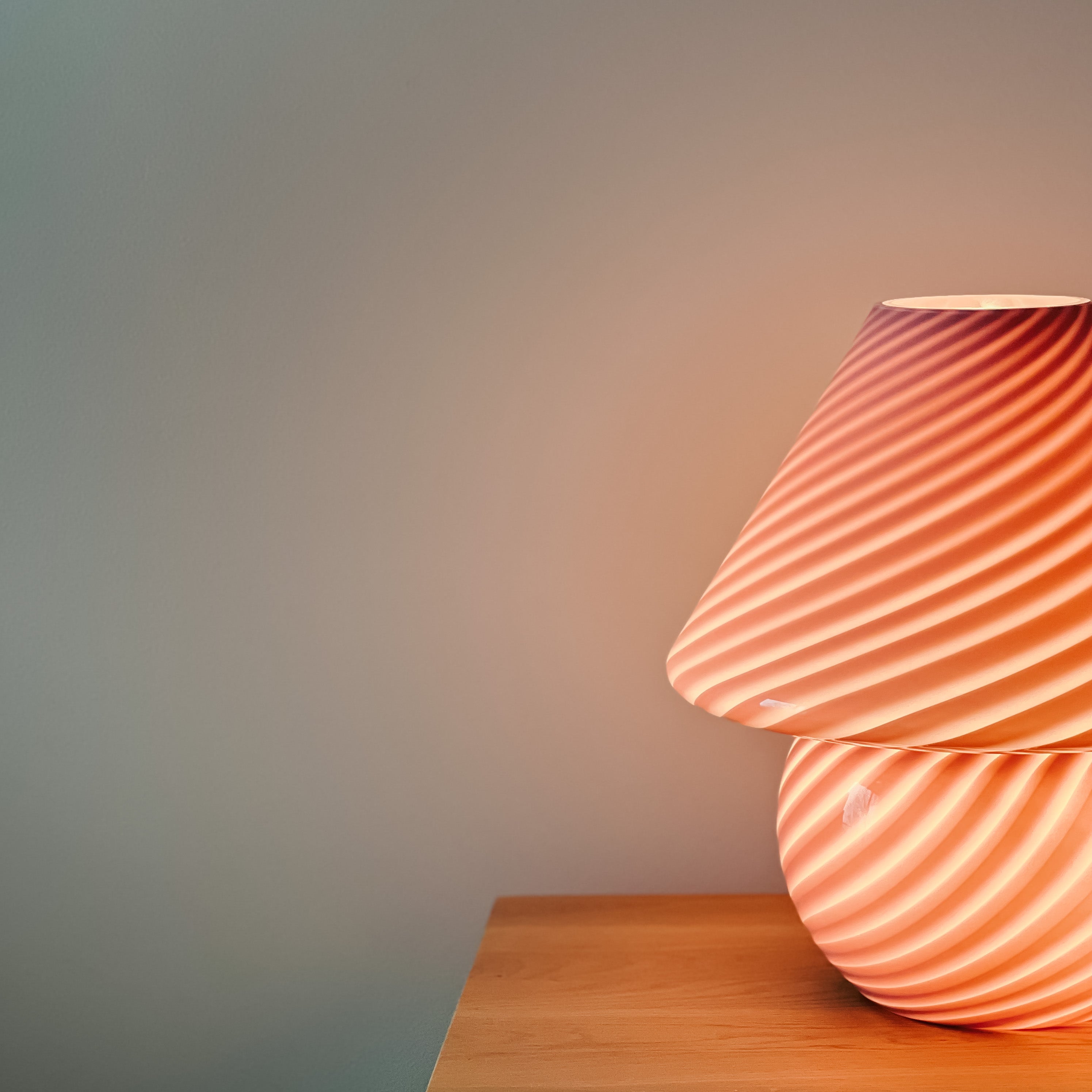 XL Amethyst Mushroom Lamp