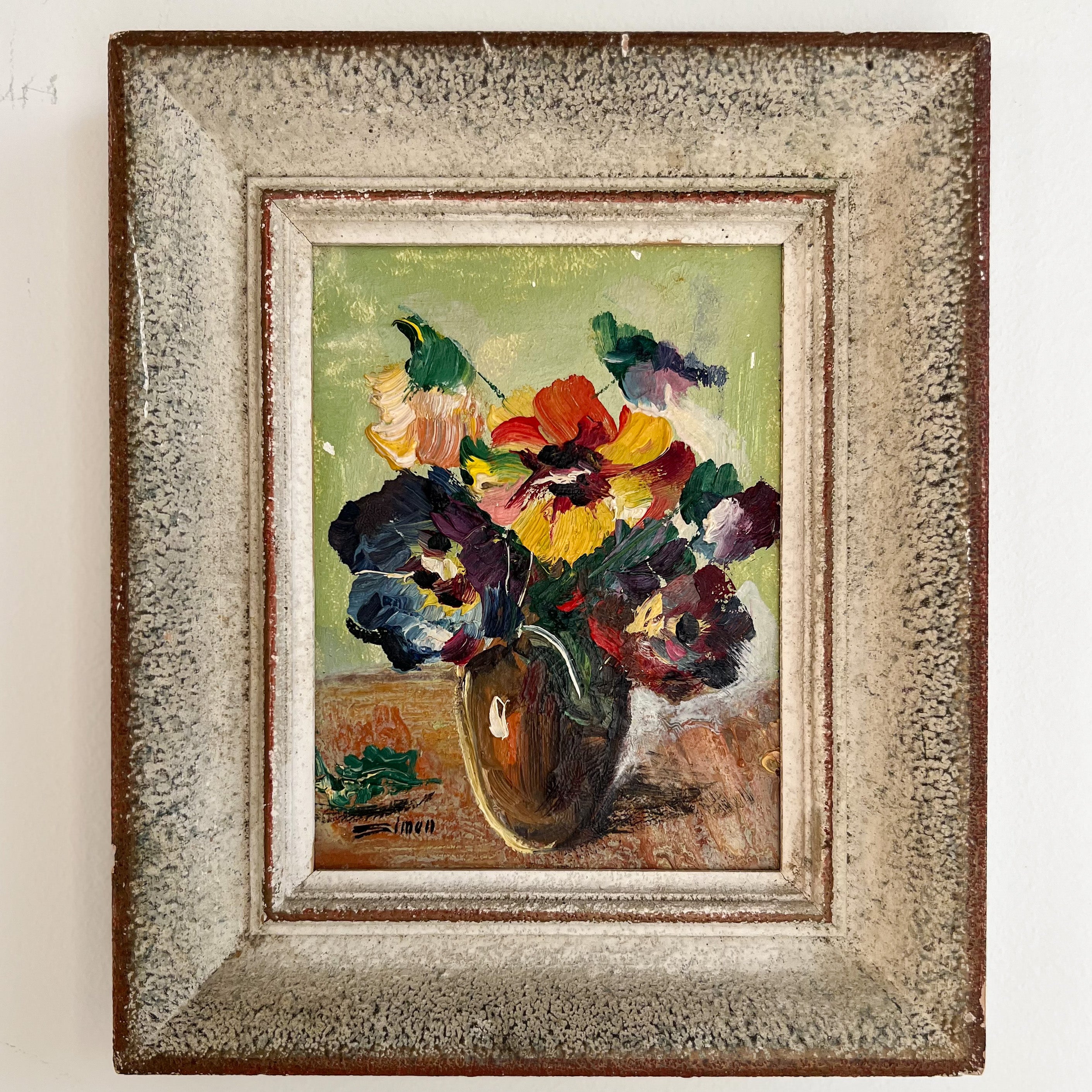Yellow and Purple Floral