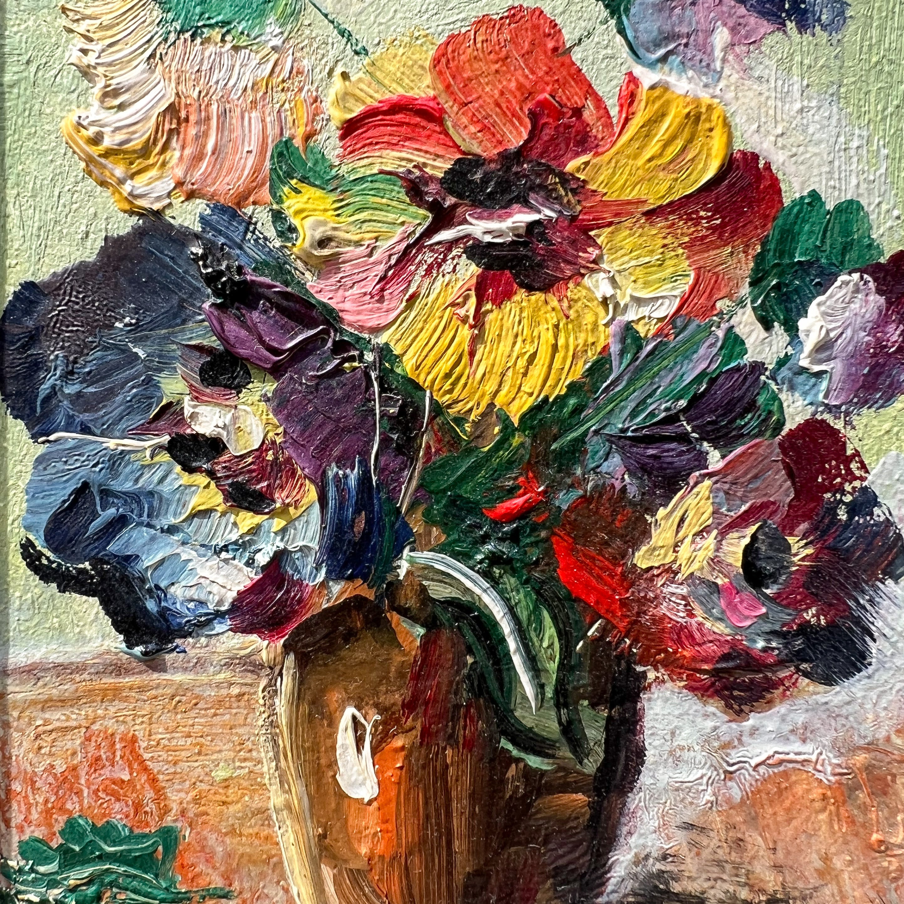 Yellow and Purple Floral