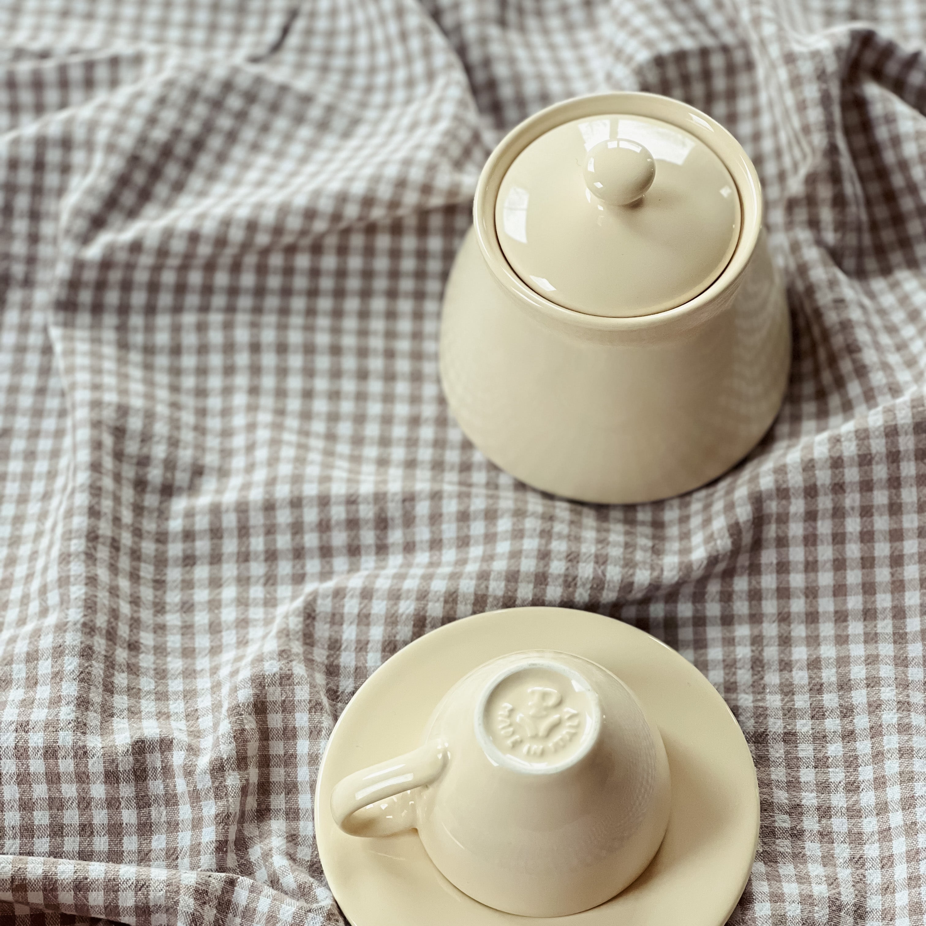 Cream Pagnossin Set