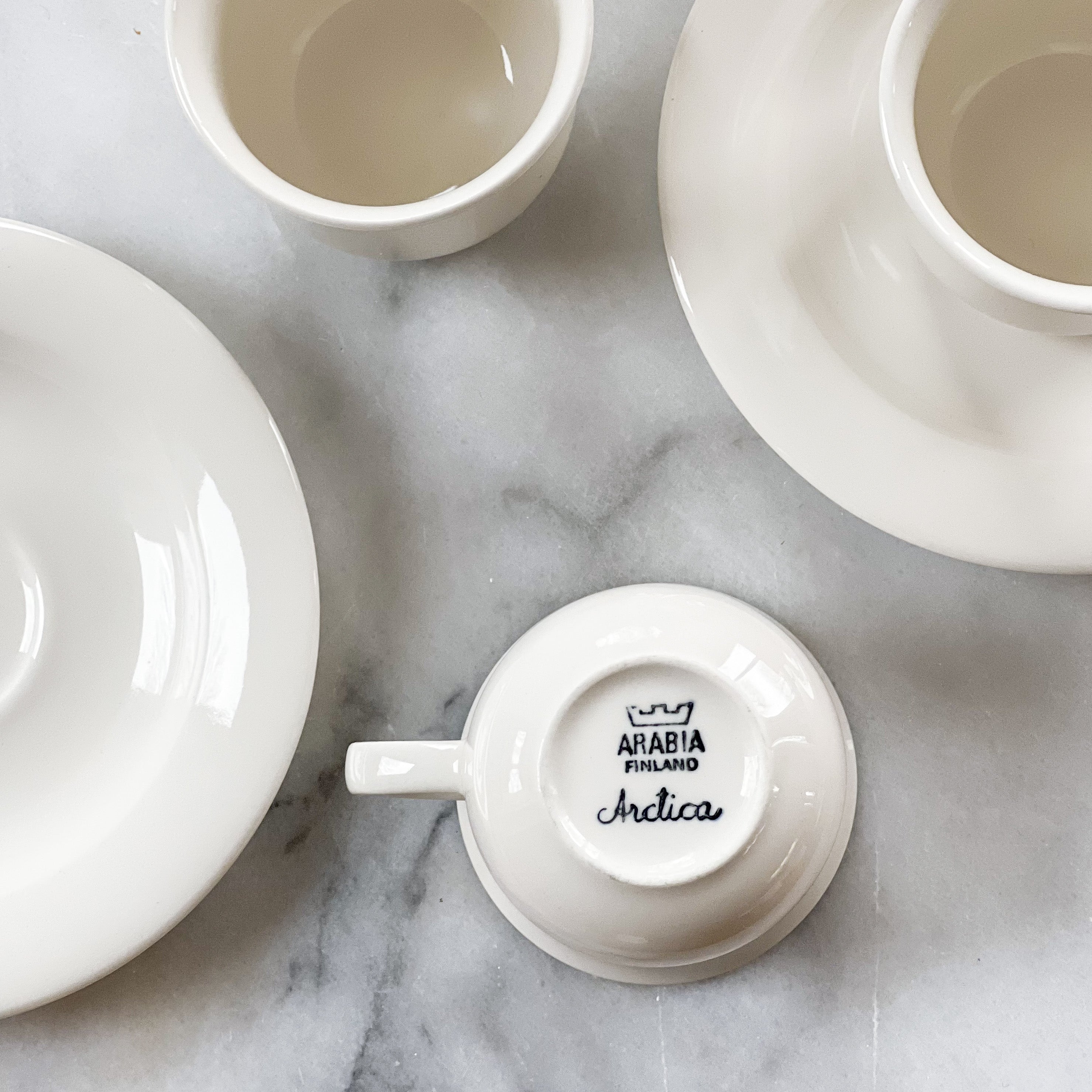 Arabia 'Arctica' Espresso Set