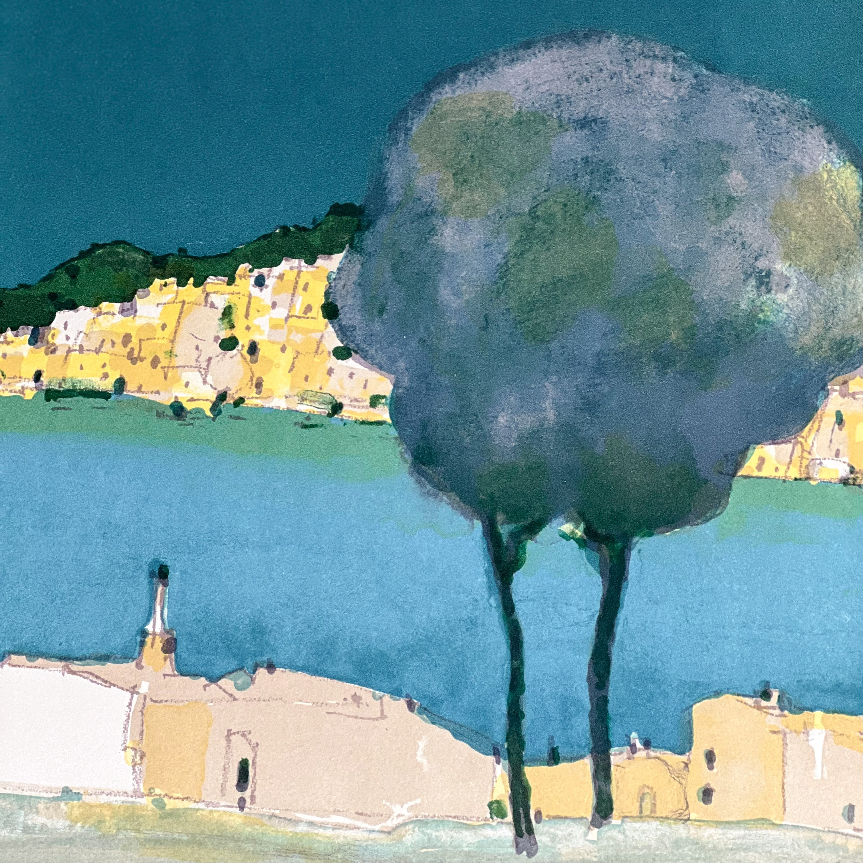 Blue Mediterranean Seascape