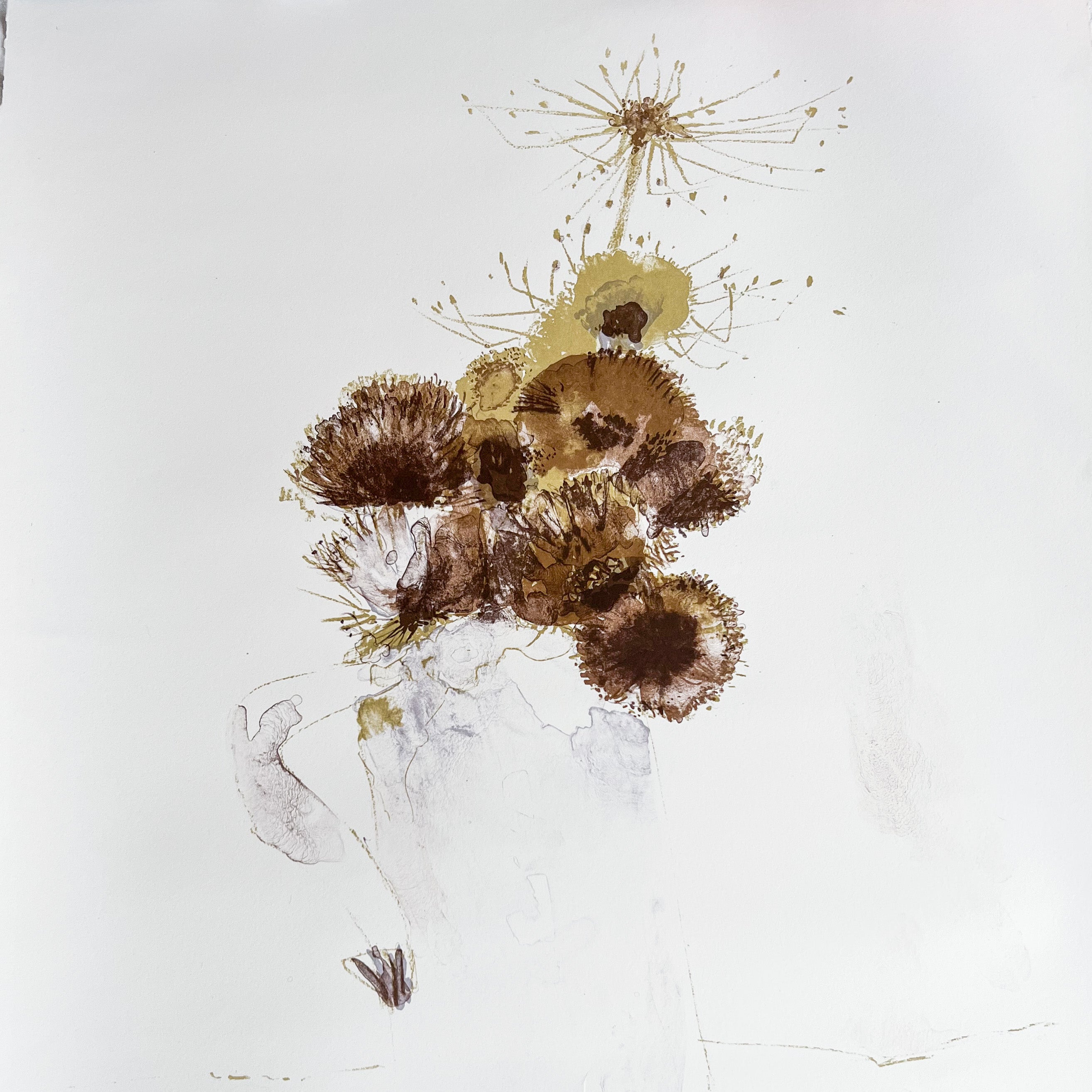 Plum Abstract Floral
