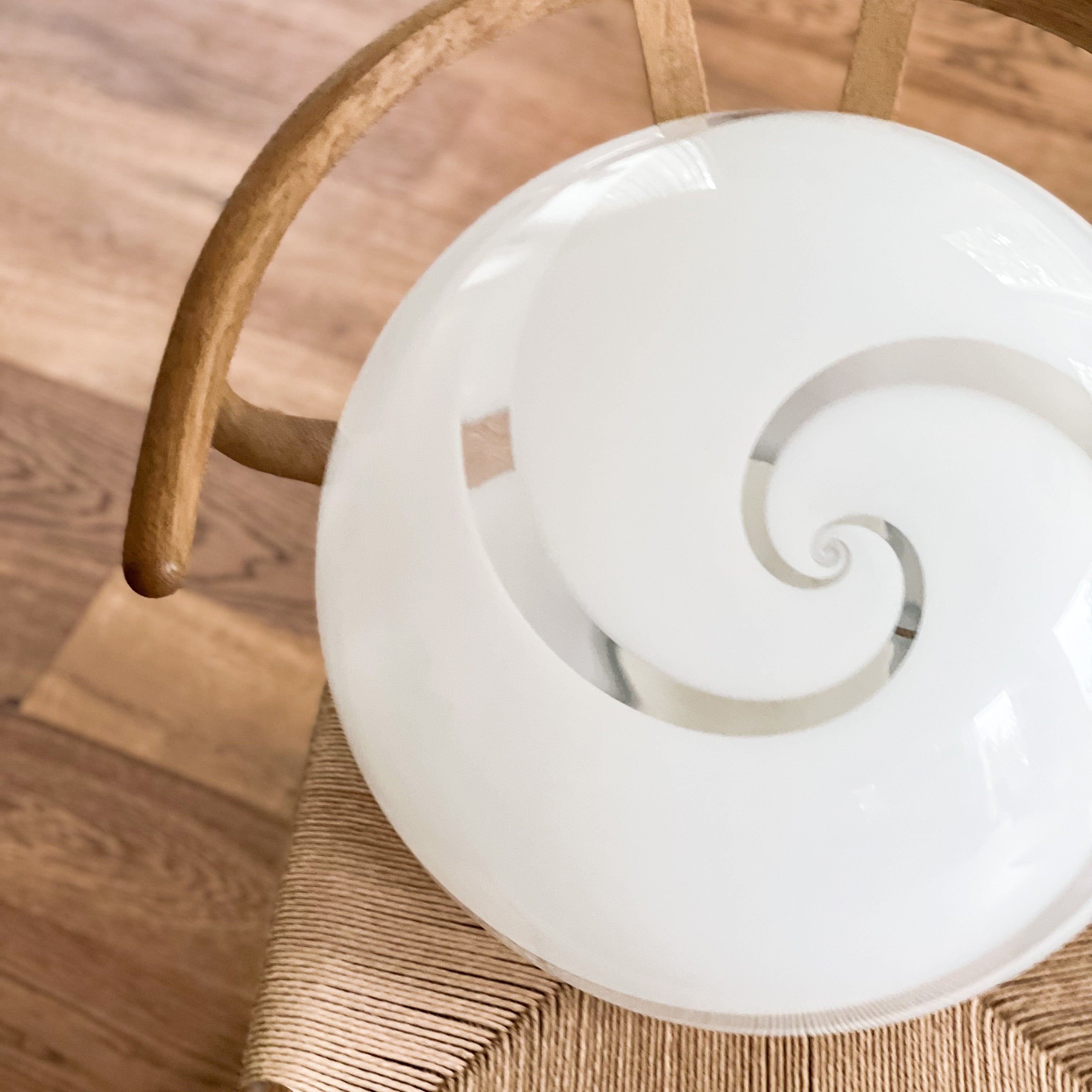 White Murano Pendant Light