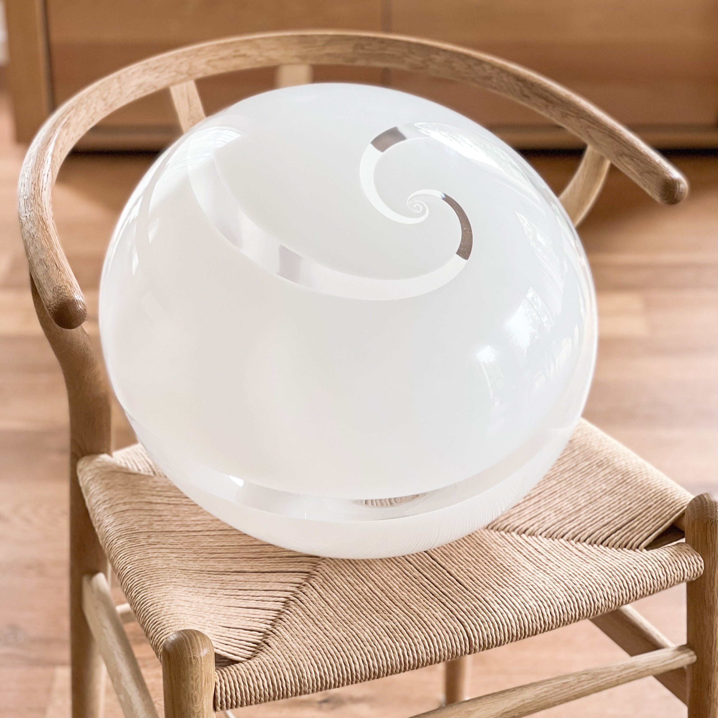 White Murano Pendant Light