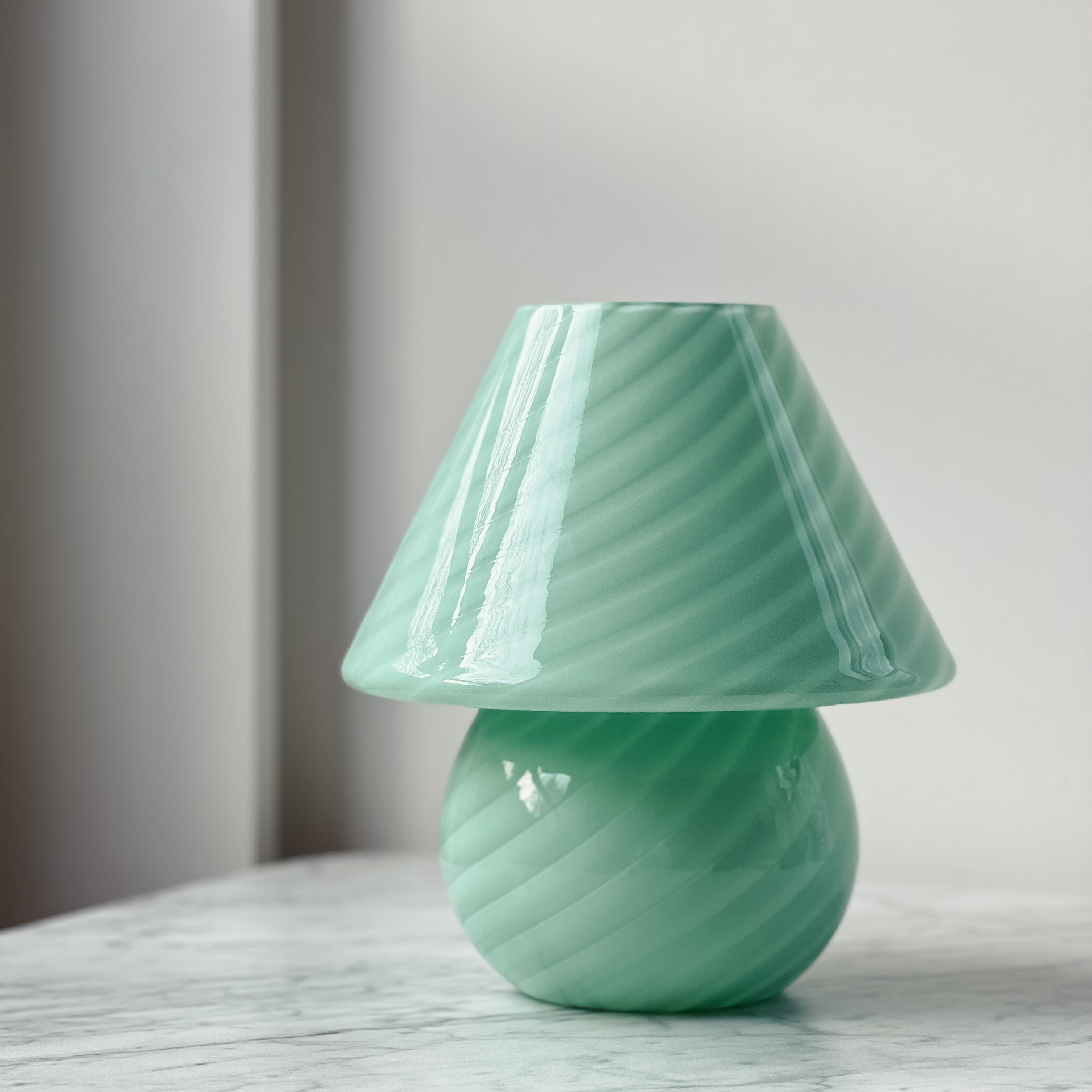 Green Mushroom Lamp