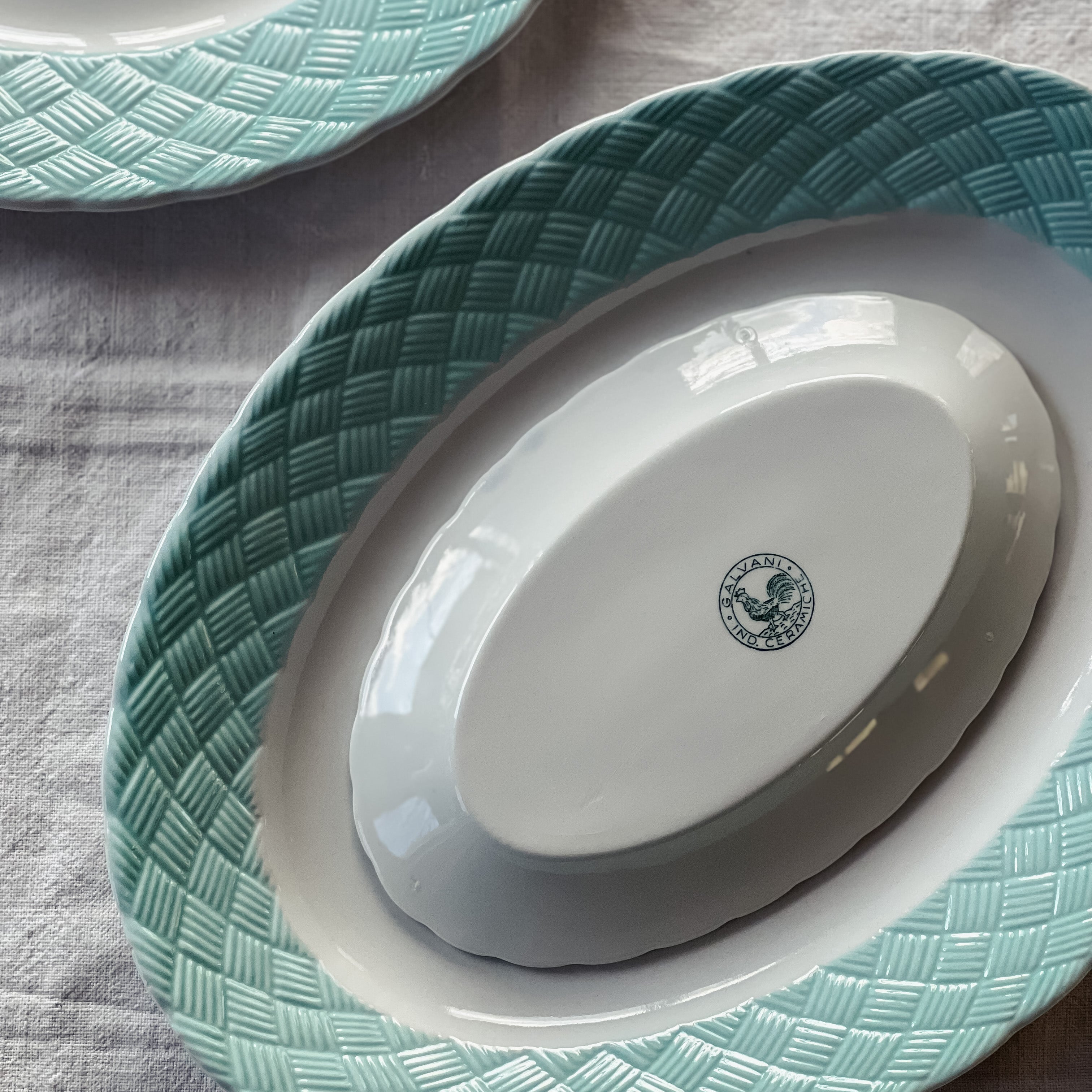 Vintage Galvani Serving Plates