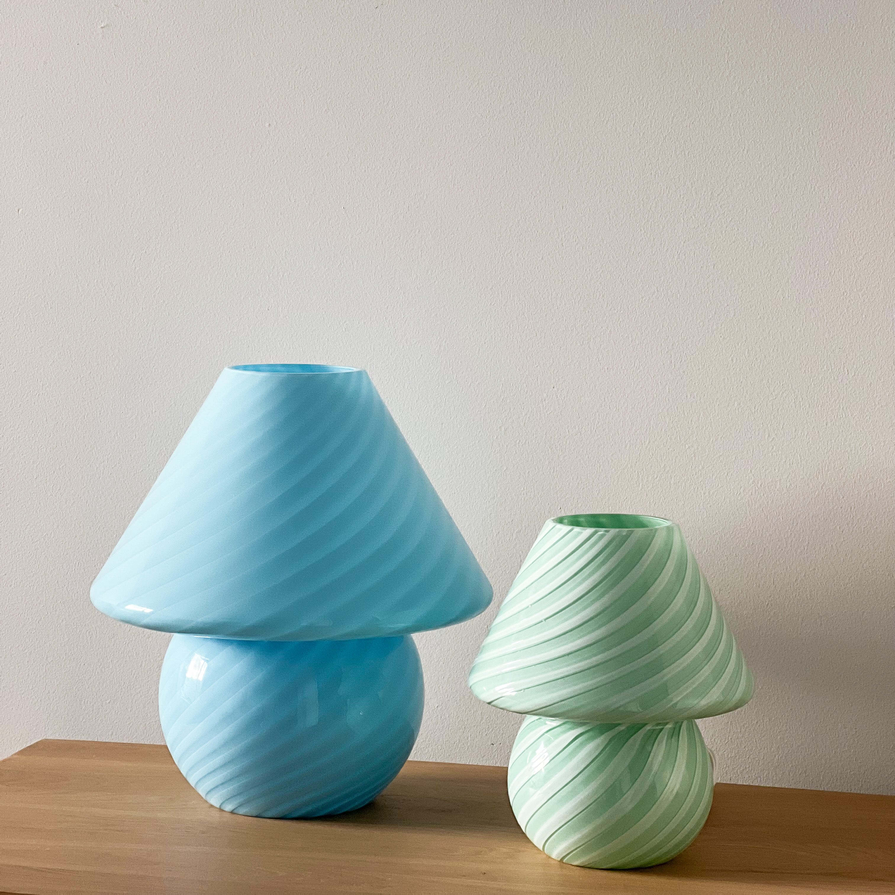 XL Blue Mushroom Lamp