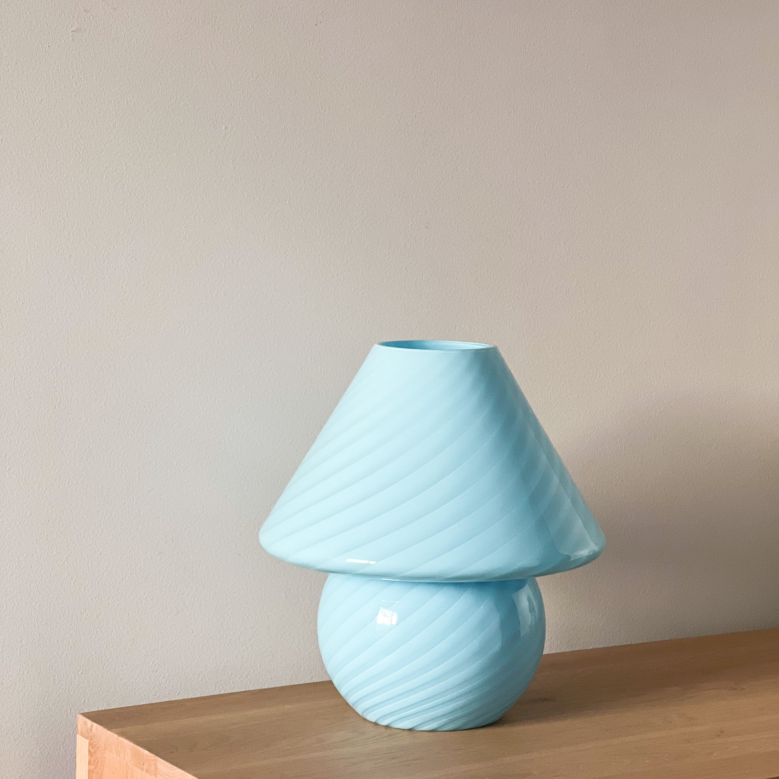 XL Blue Mushroom Lamp