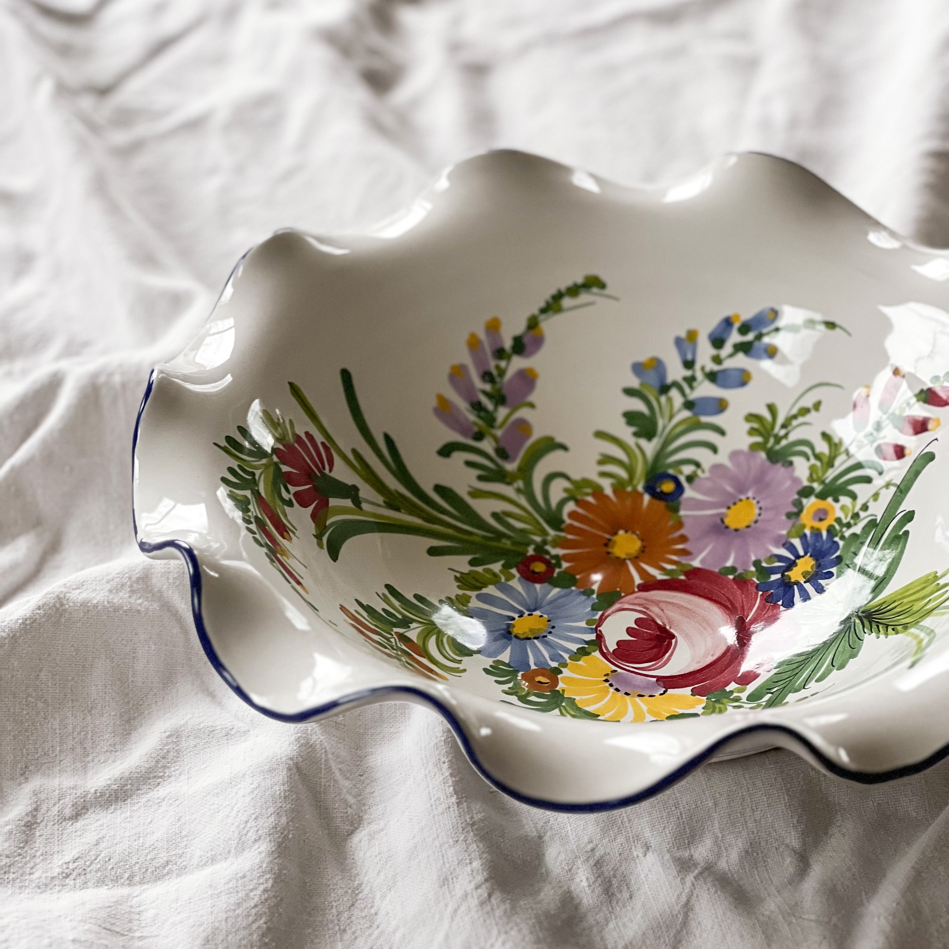 Vintage Floral Bowl