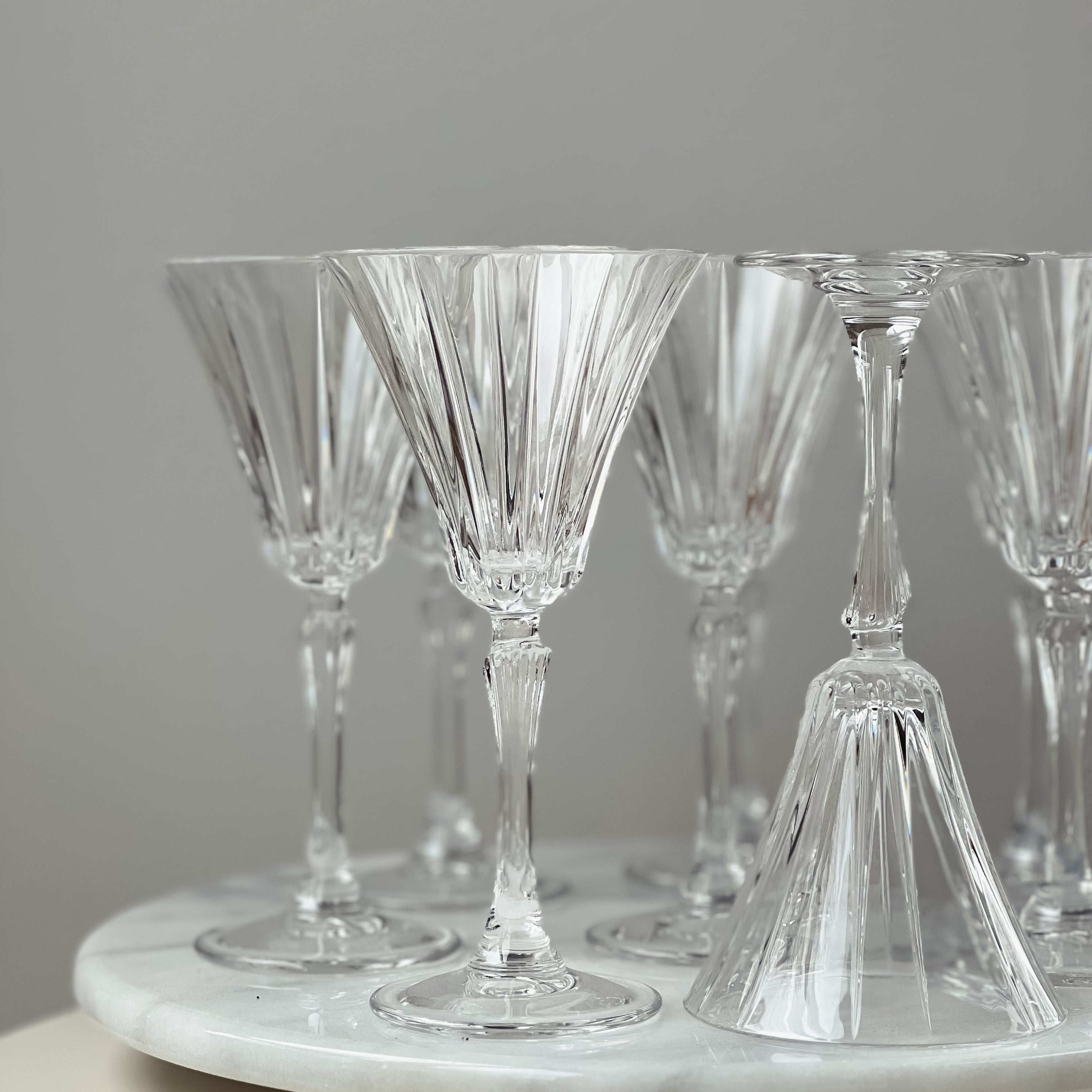 Etched Crystal Glasses