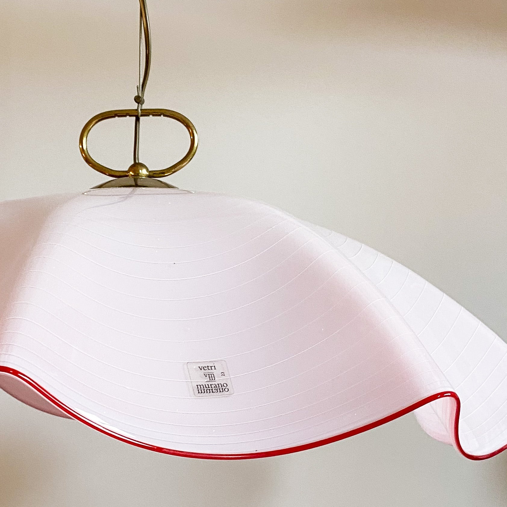 Murano Pink Pendant Light