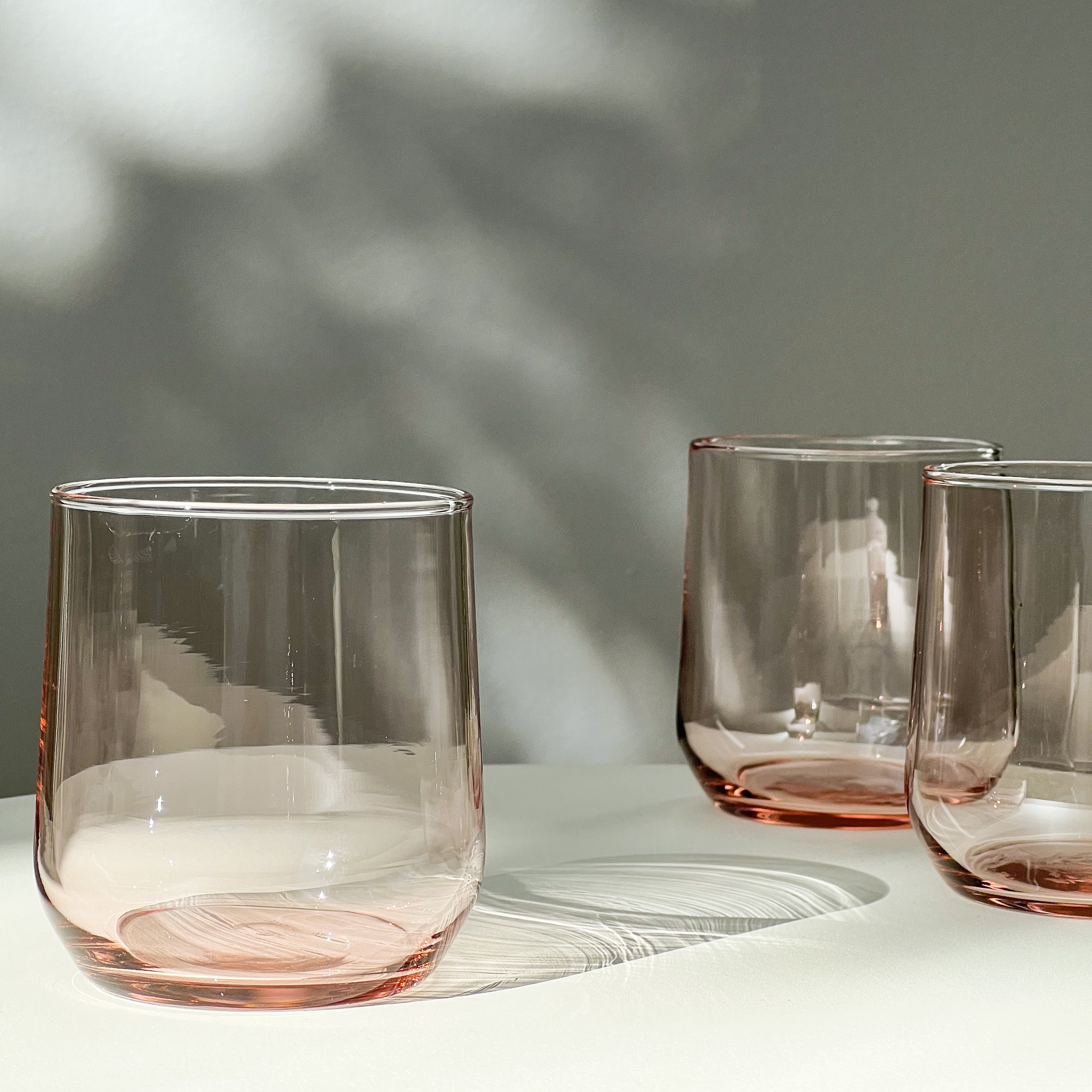 Blush Water Glasses