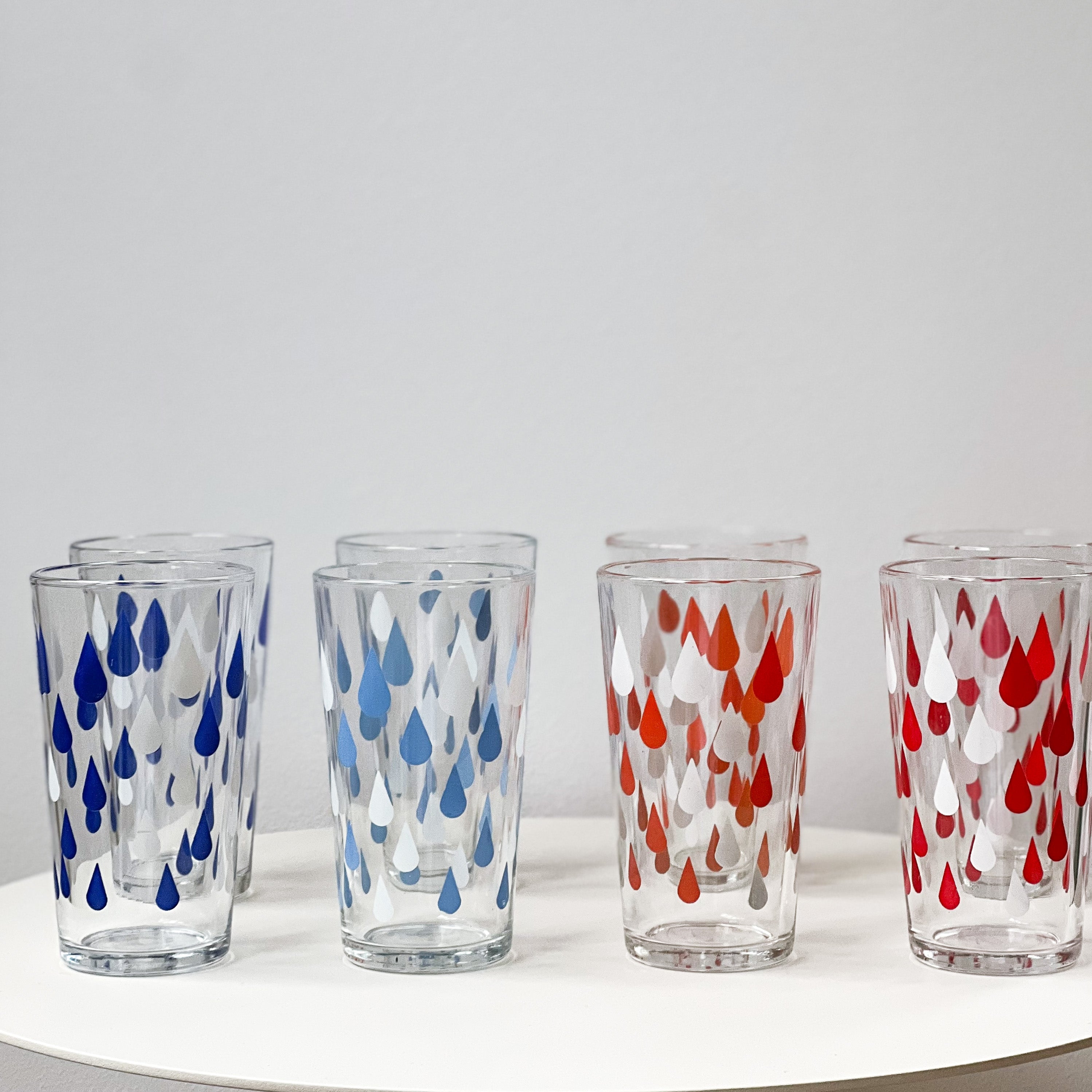 Eight Retro Italian Glasses